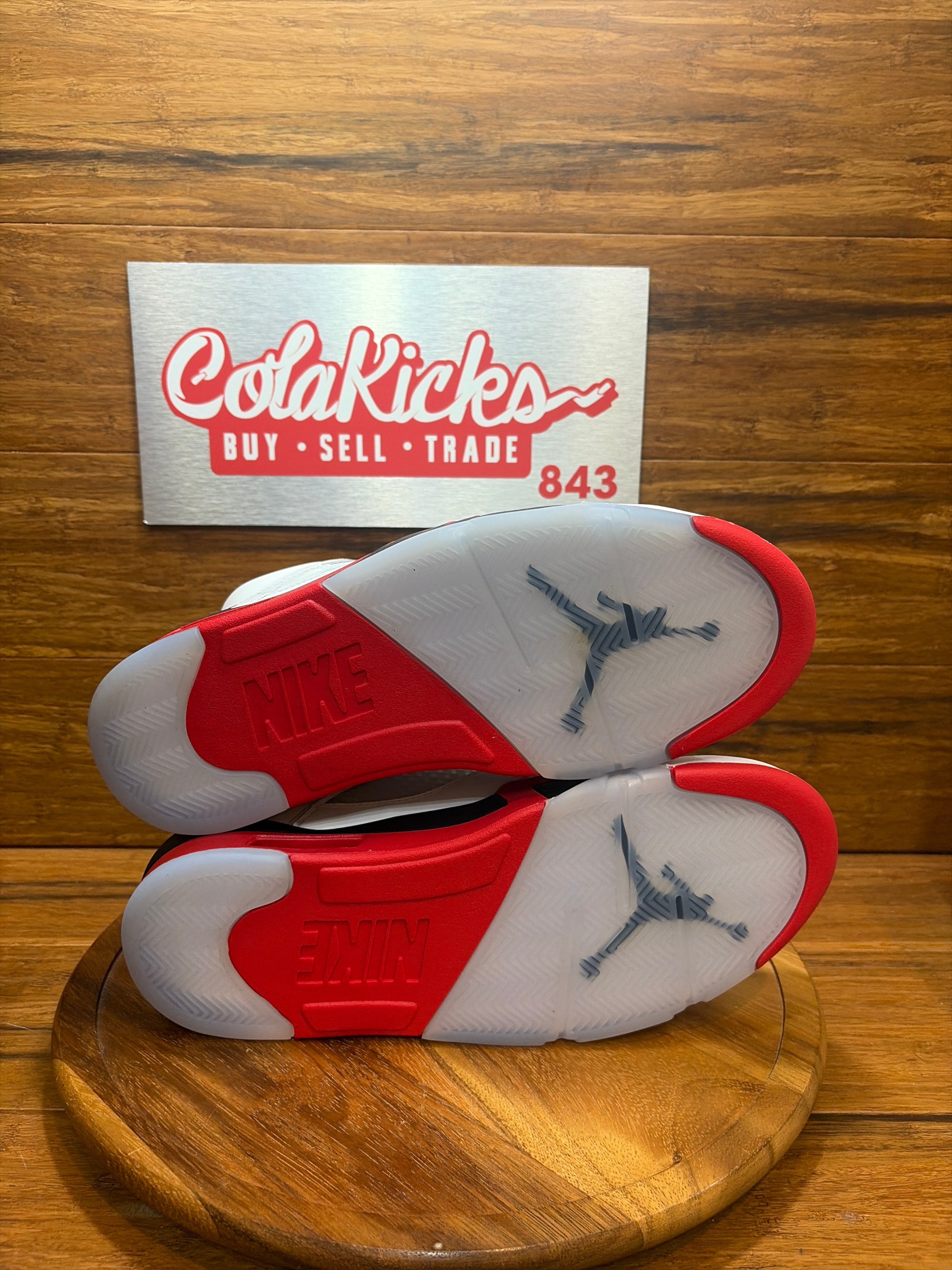 Jordan 5 Retro Fire Red Black Tongue (2025)