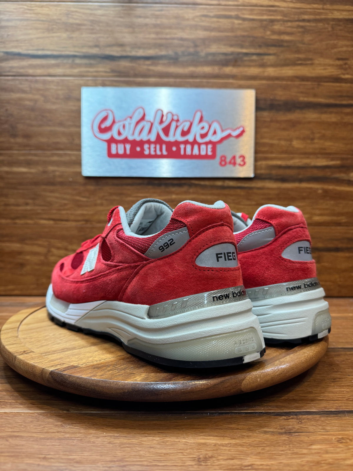 New Balance 992 Kith Kithmas Red