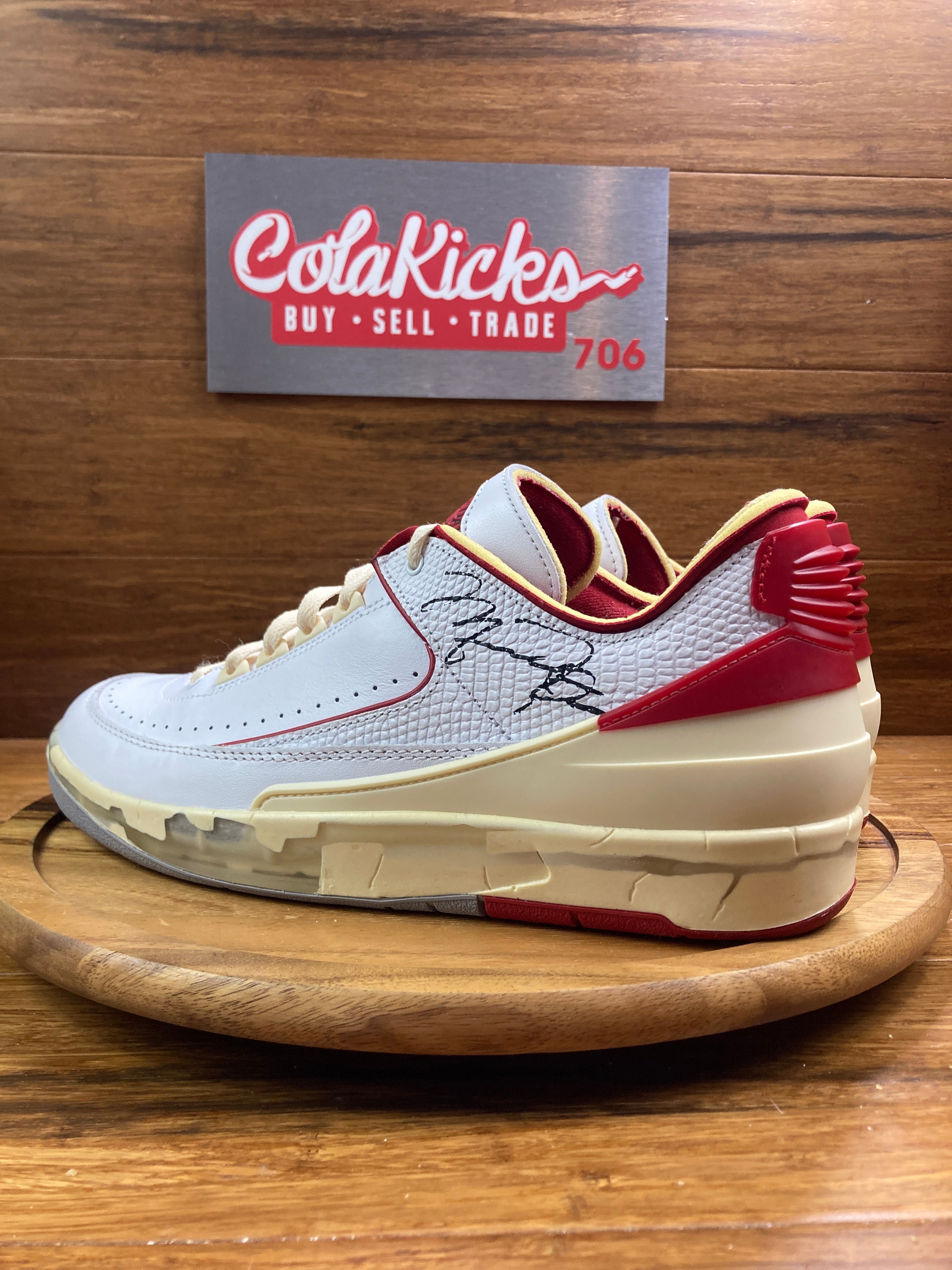 Jordan 2 Retro Low SP Off-White White Red