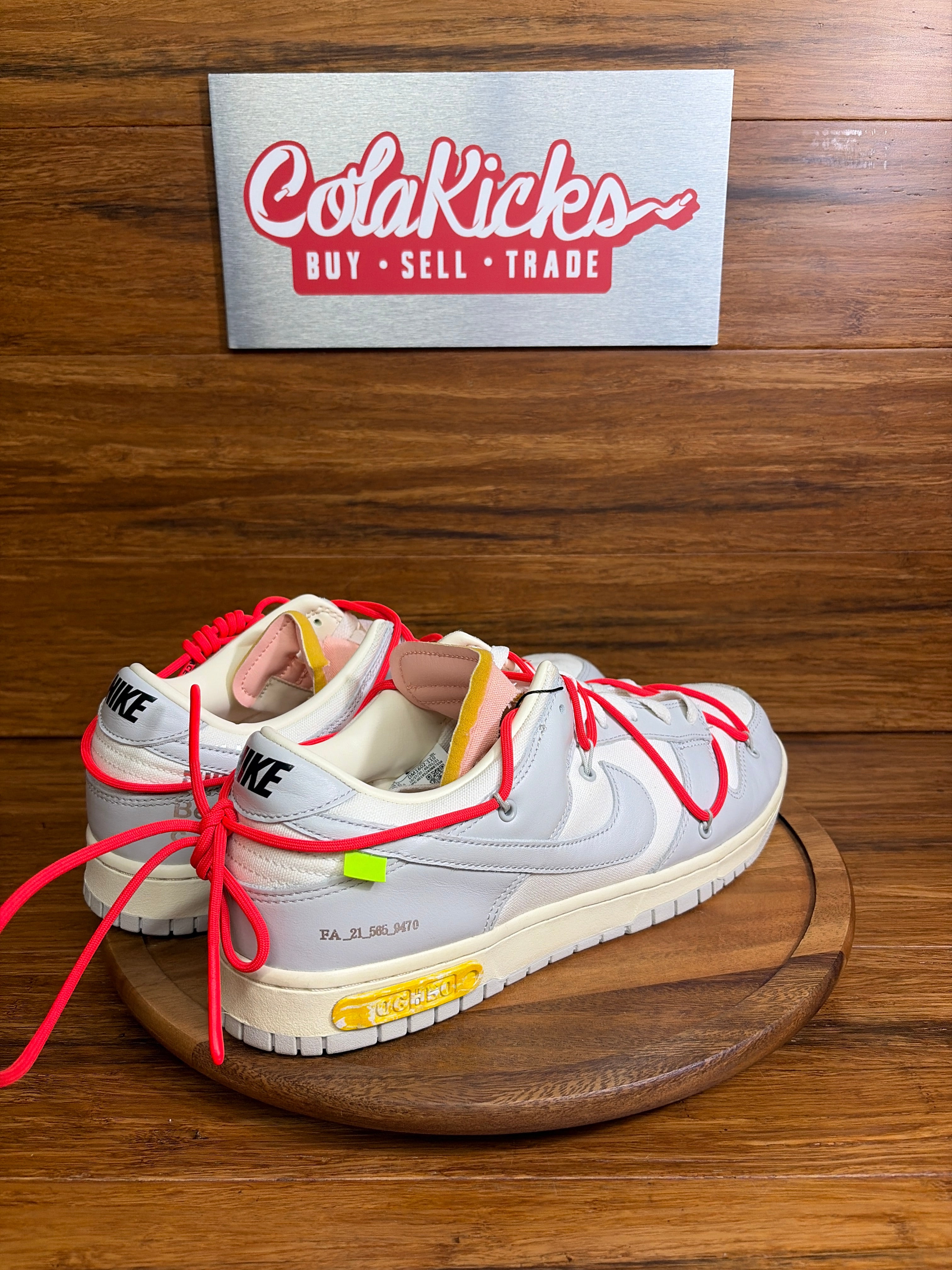 Nike Dunk Low Off-White Lot 6