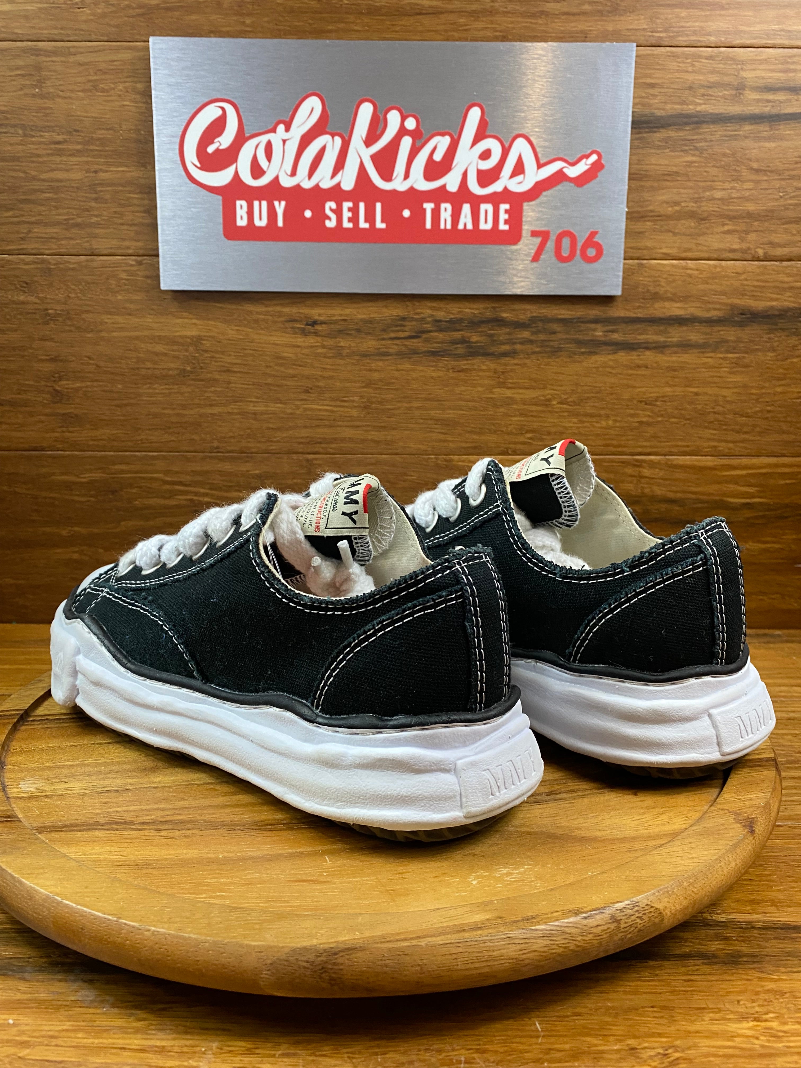 Maison Mihara Yasuhiro Peterson OG Sole Canvas Low Black