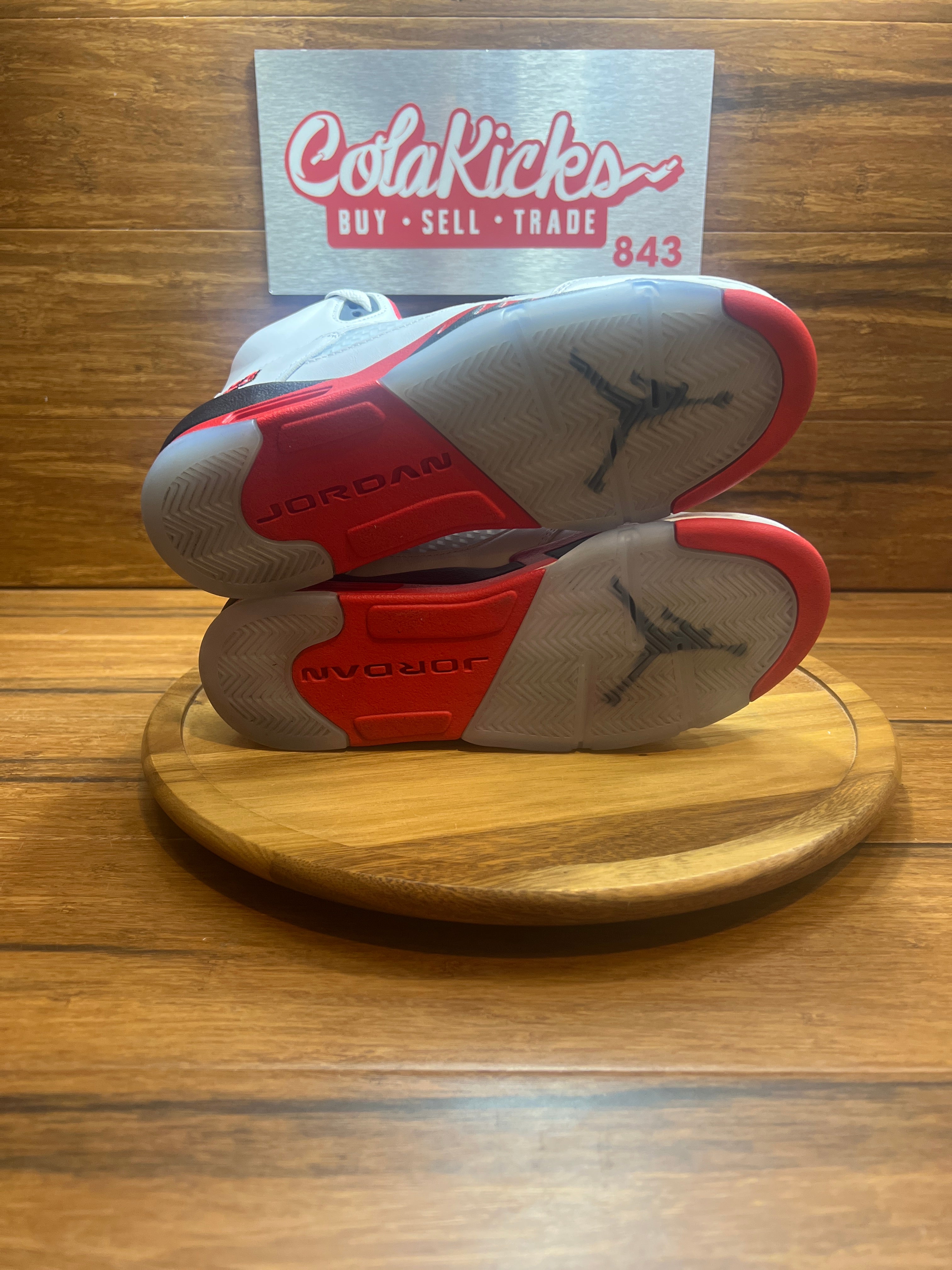 Jordan 5 Retro Fire Red Black Tongue (2025) (GS)