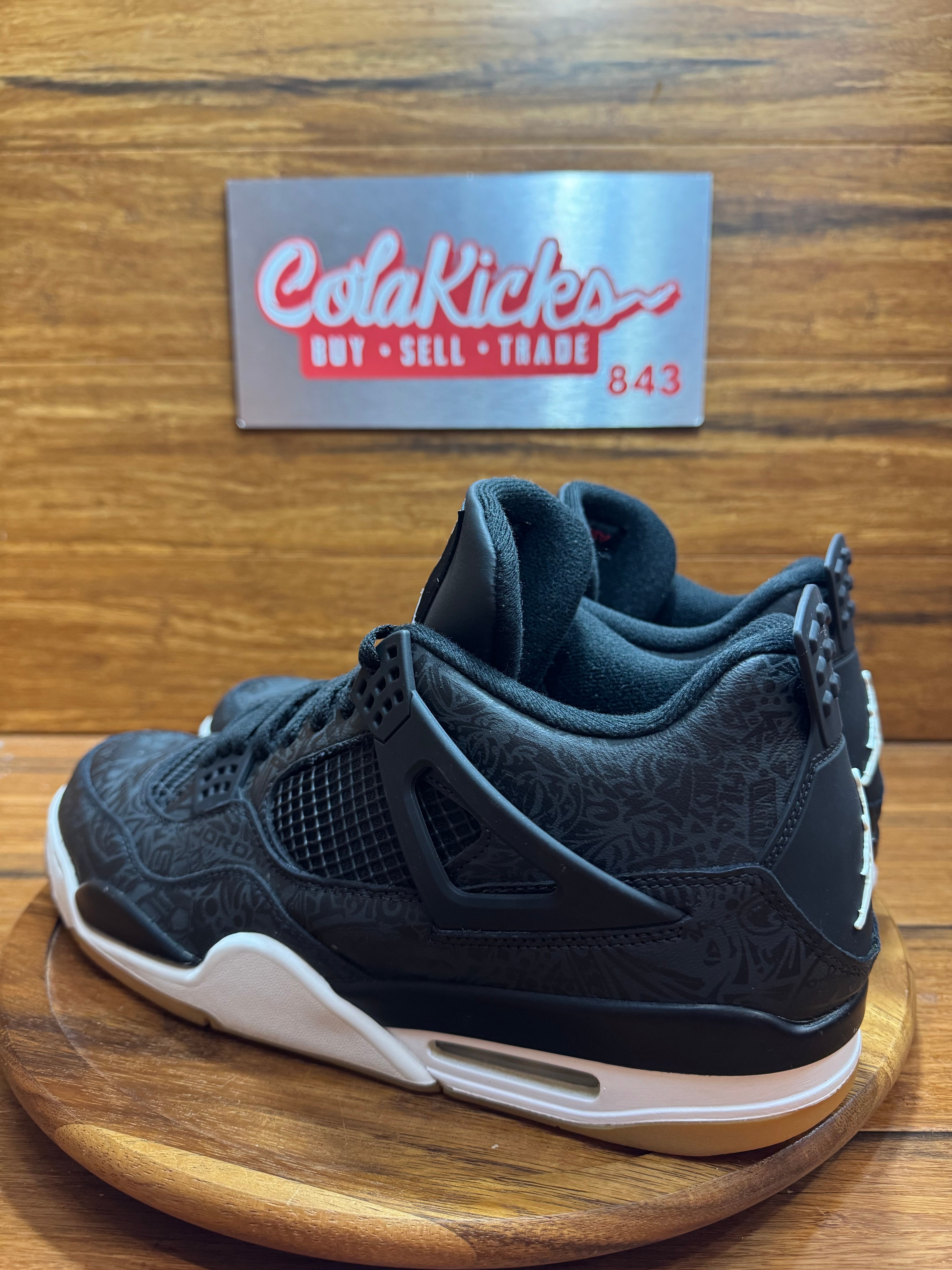 Jordan 4 Retro Laser Black Gum