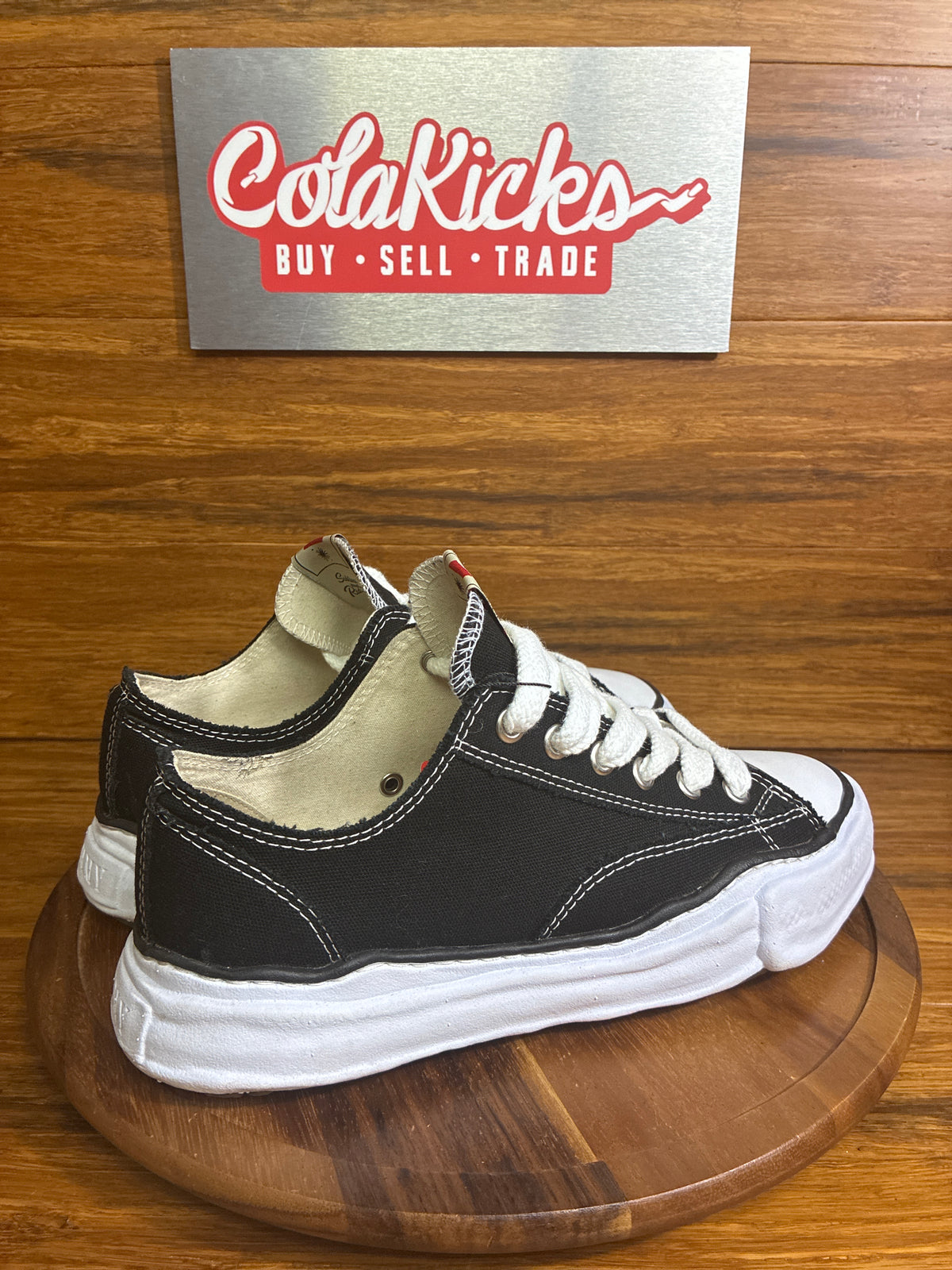 Maison Mihara Yasuhiro Peterson OG Sole Canvas Low Black