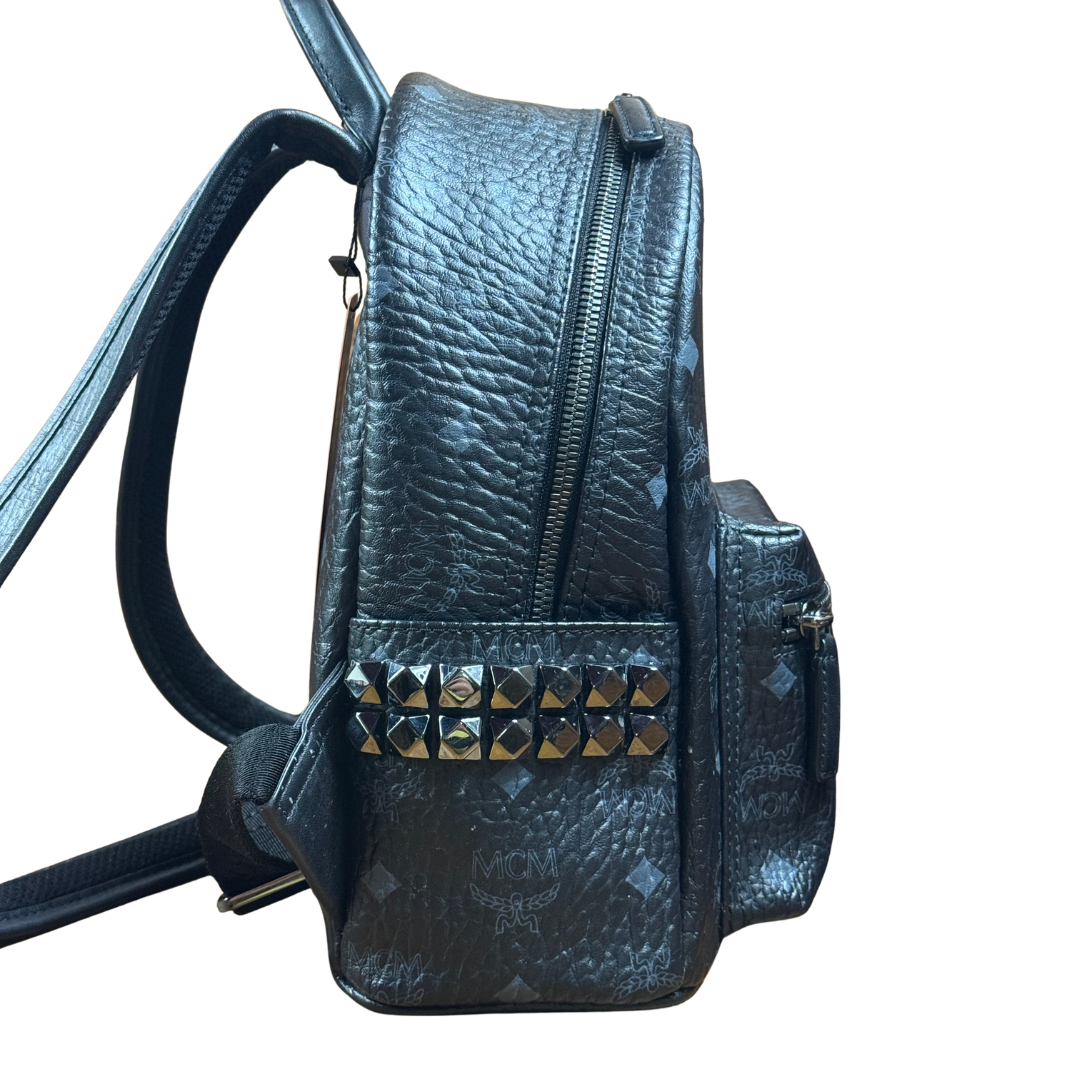 MCM Visetos Mini Backpack 'Black'