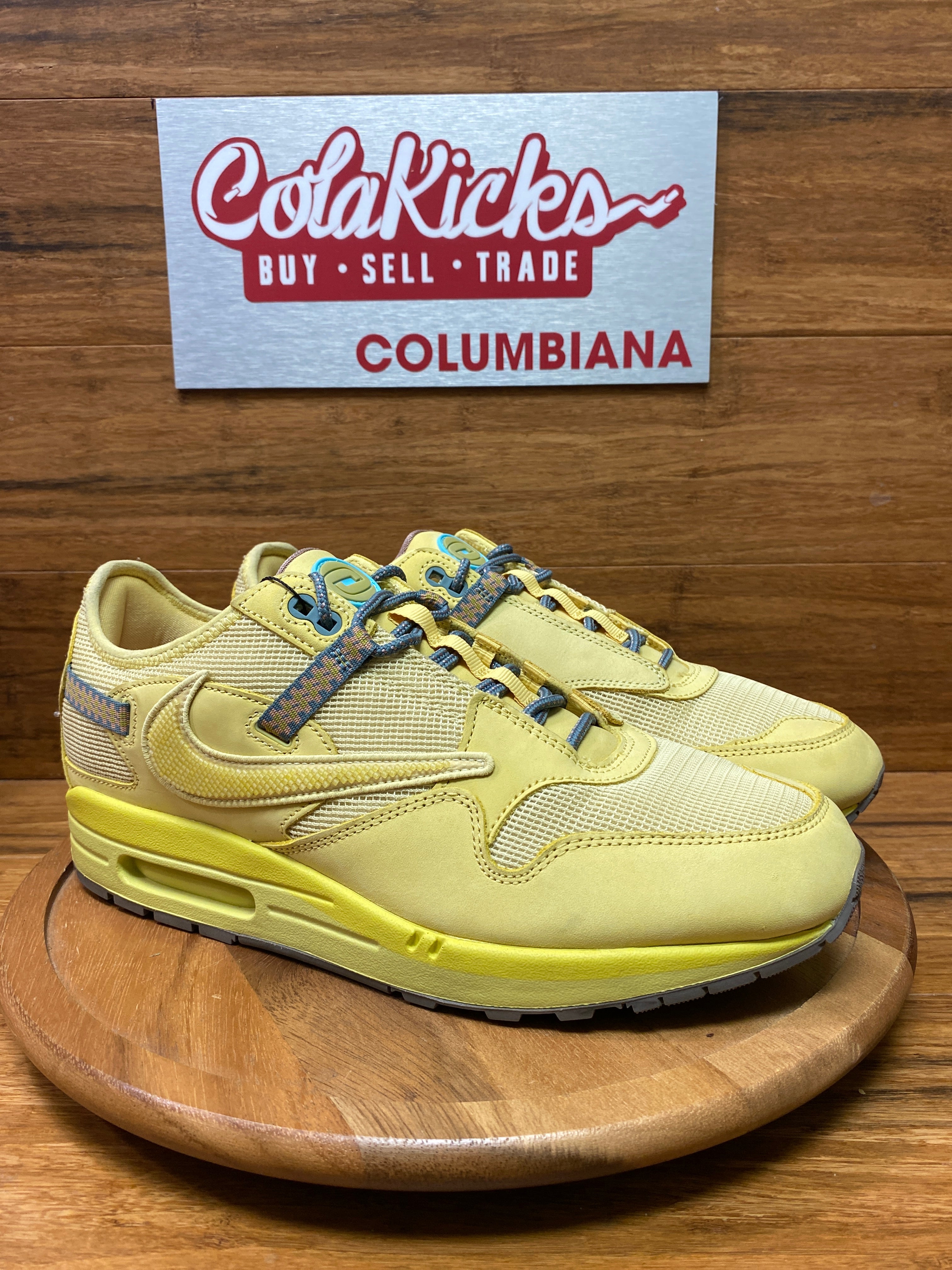 Nike Air Max 1 Travis Scott Cactus Jack Saturn Gold
