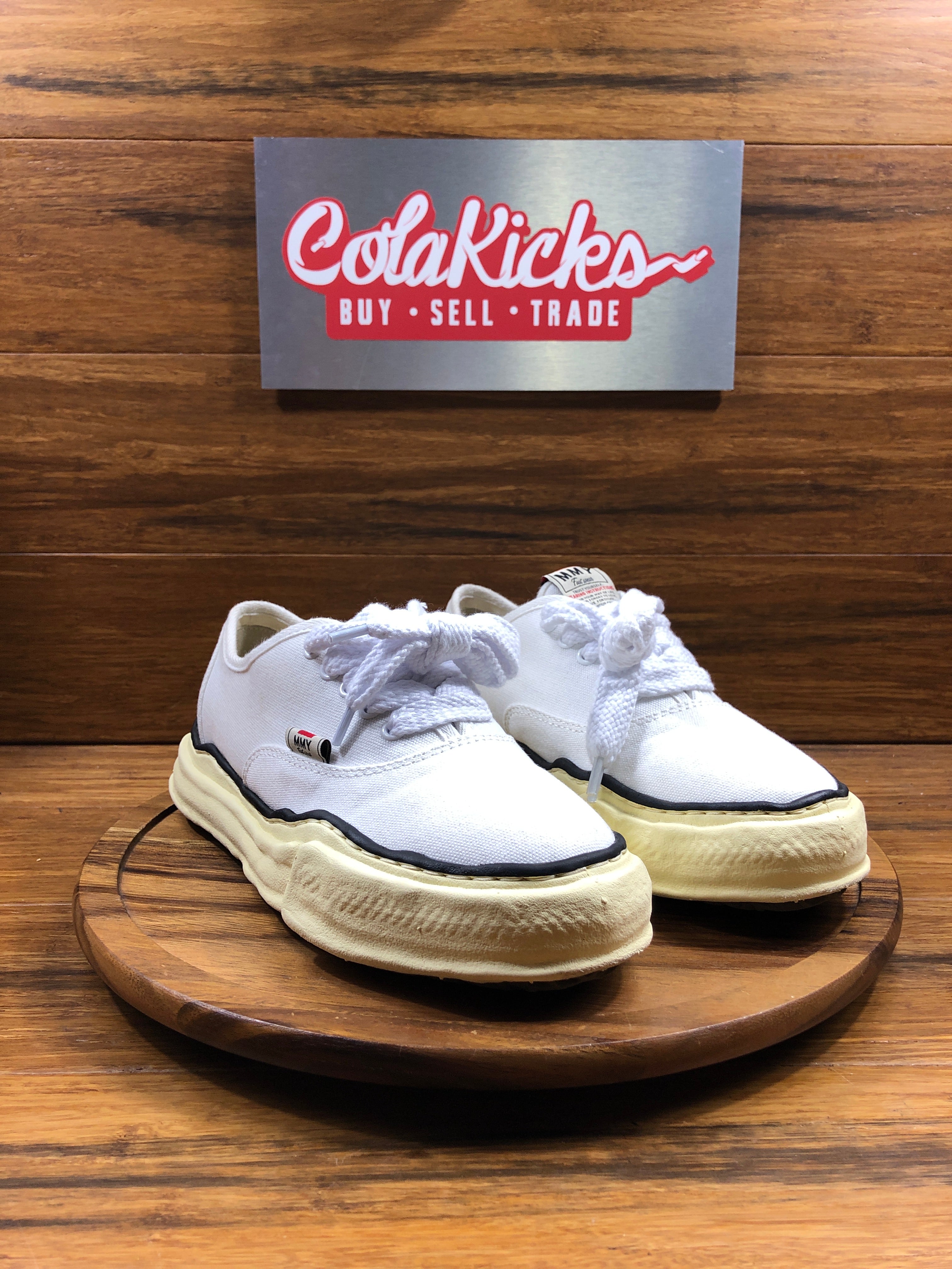 Maison Mihara Yasuhiro Baker Vintage-Like OG Sole Canvas Low White