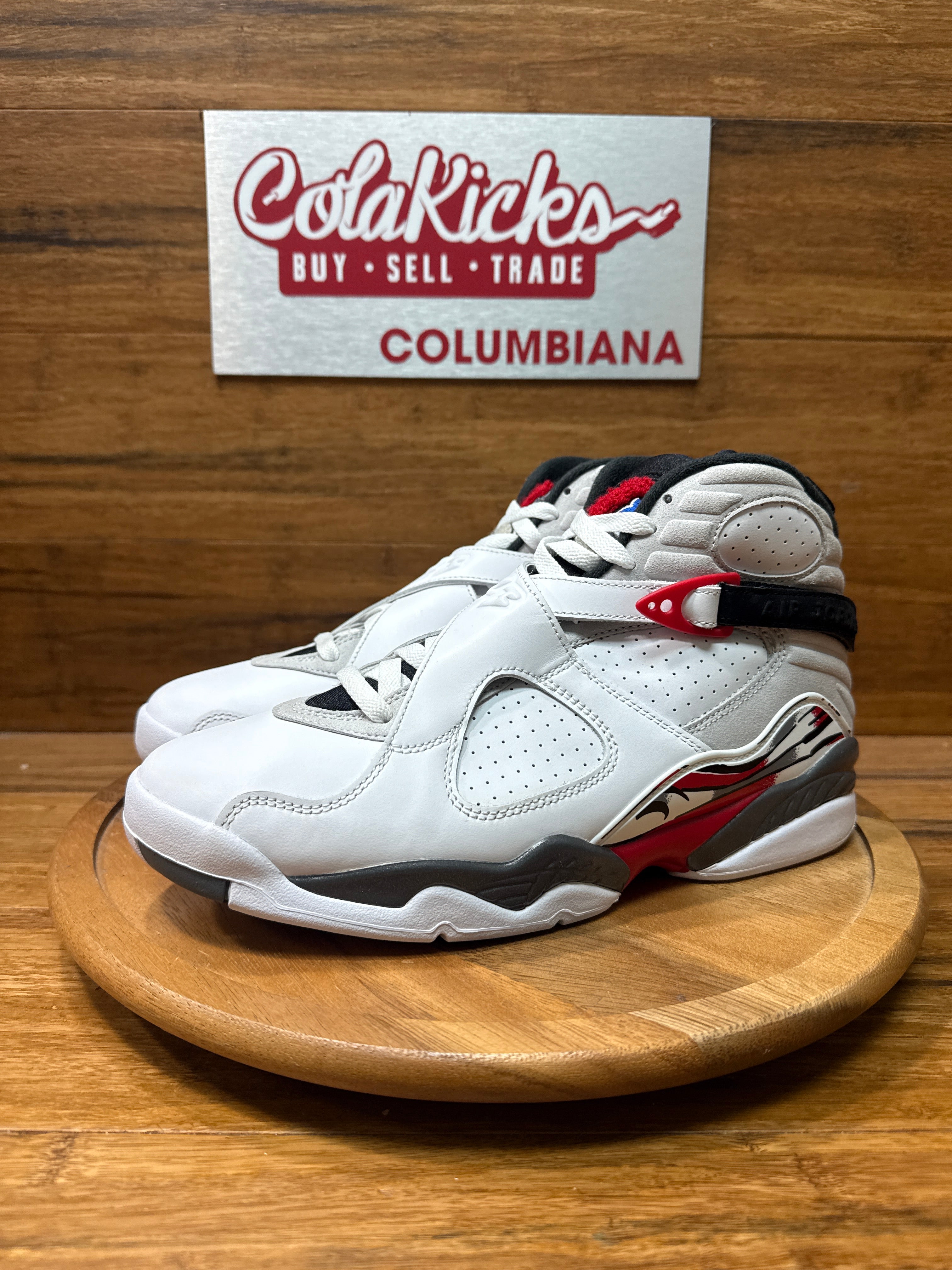 Jordan 8 Retro White True Red (2025)
