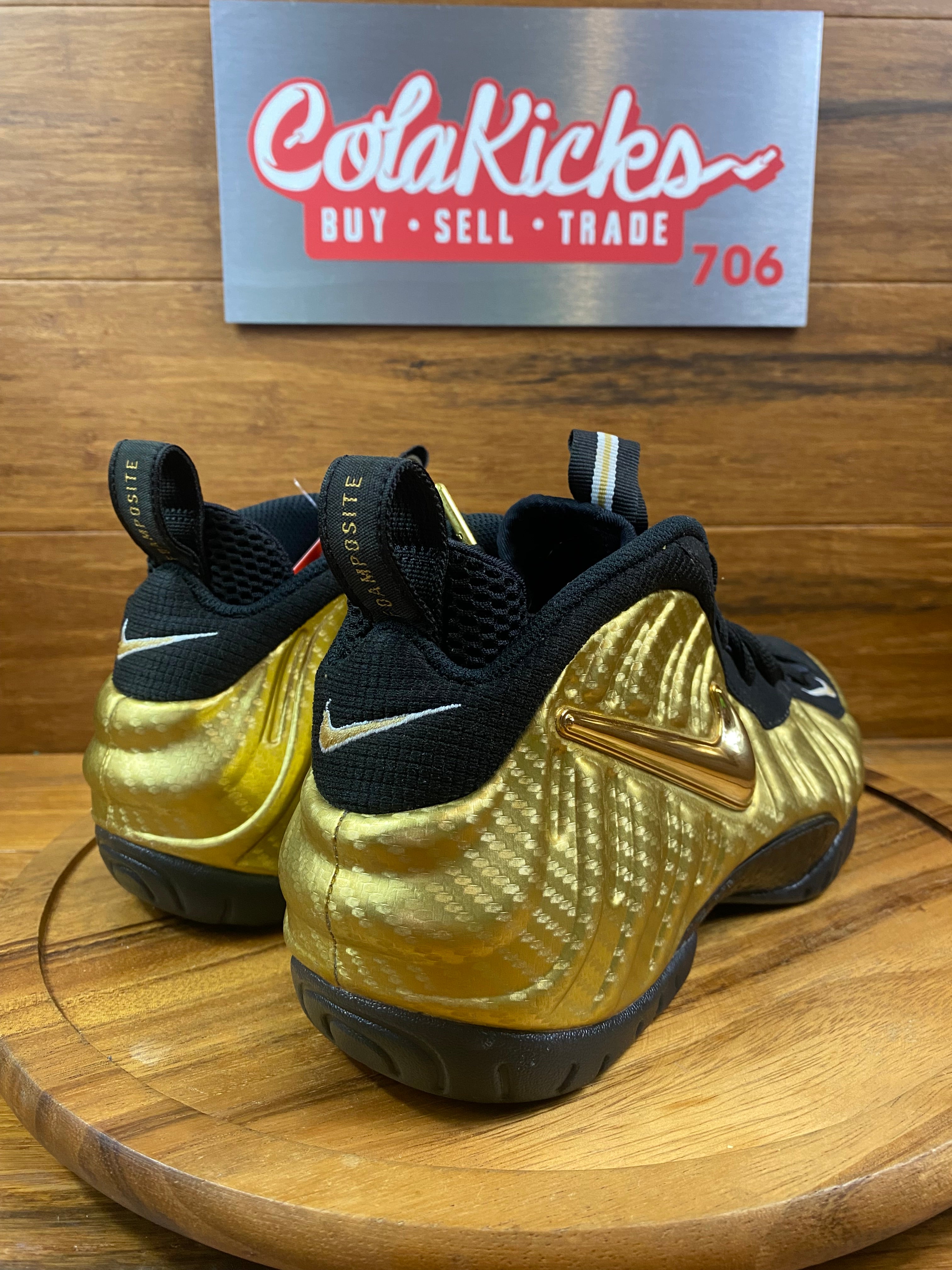 Nike Air Foamposite Pro Metallic Gold