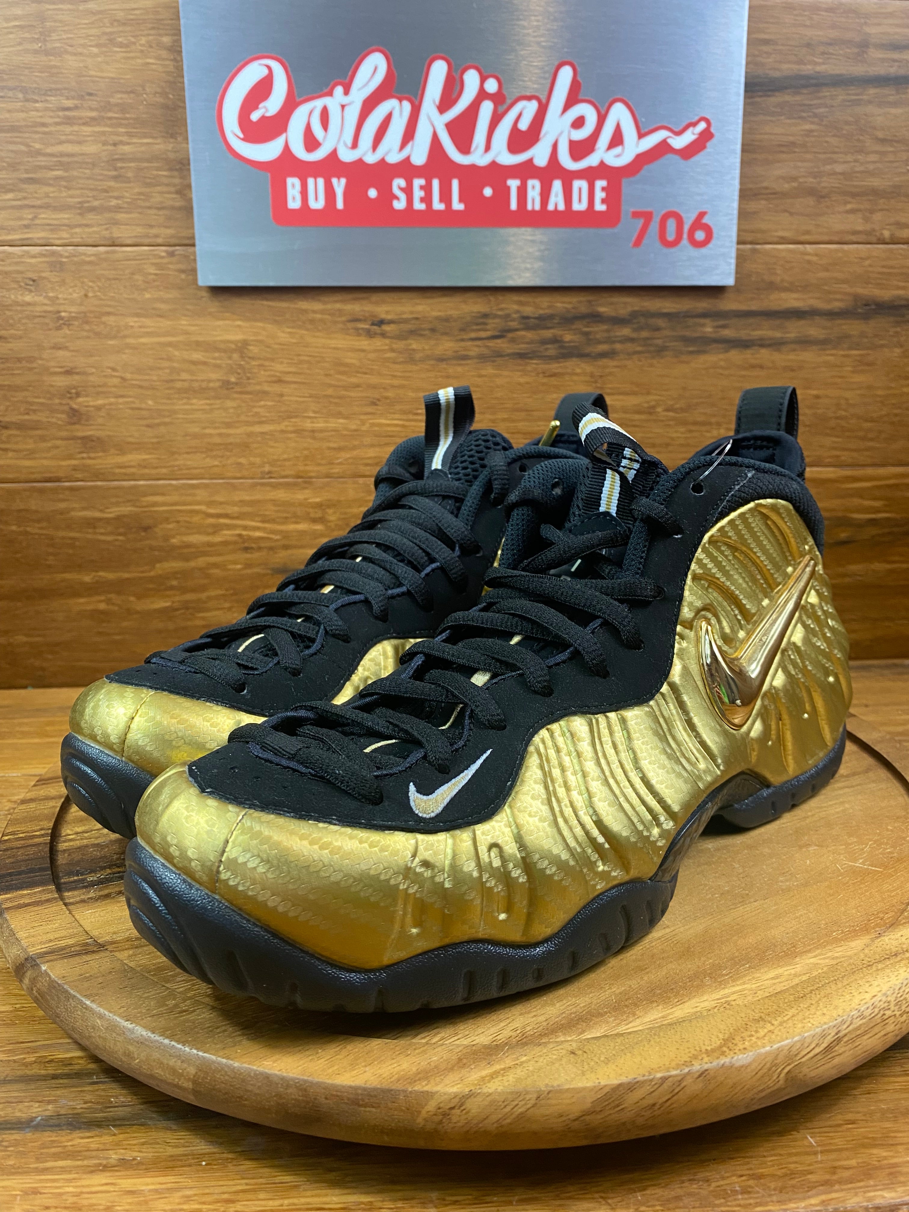 Nike Air Foamposite Pro Metallic Gold