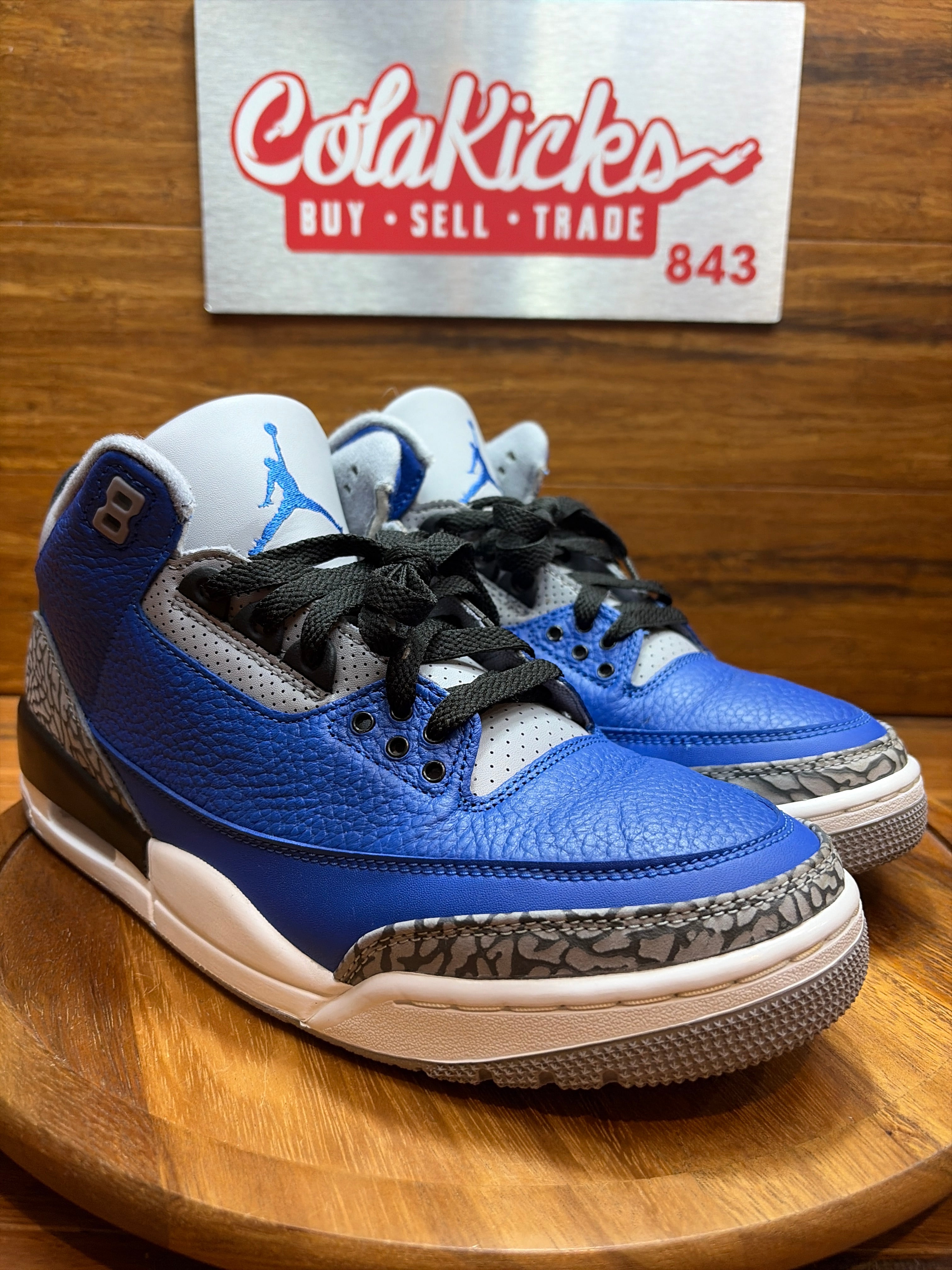 Jordan 3 Retro Varsity Royal Cement