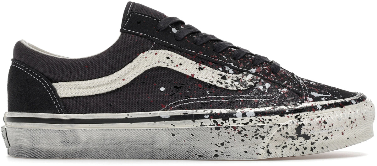 Vans Premium Old Skool 36 Paint Splatter Charcoal Grey