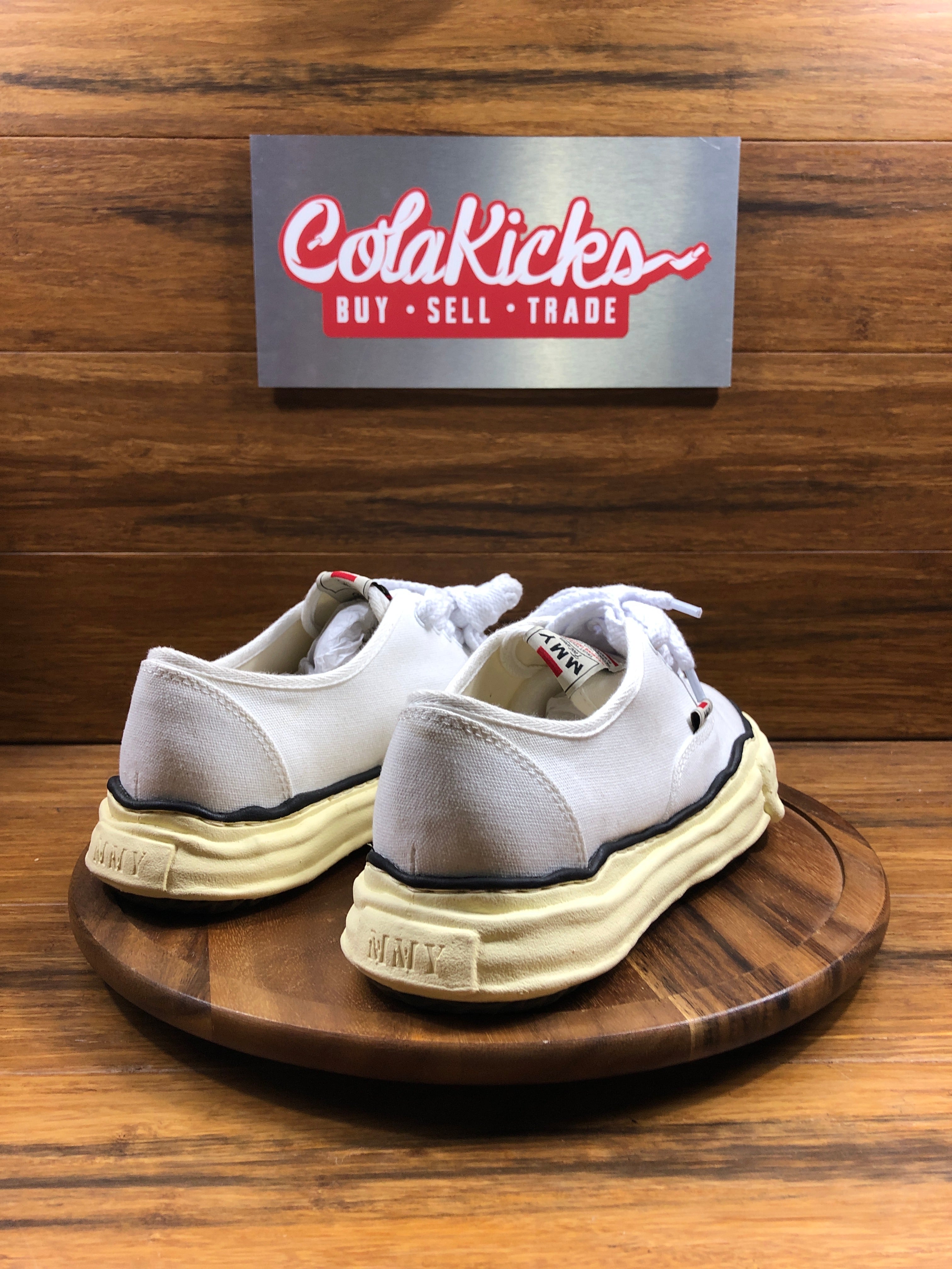 Maison Mihara Yasuhiro Baker Vintage-Like OG Sole Canvas Low White