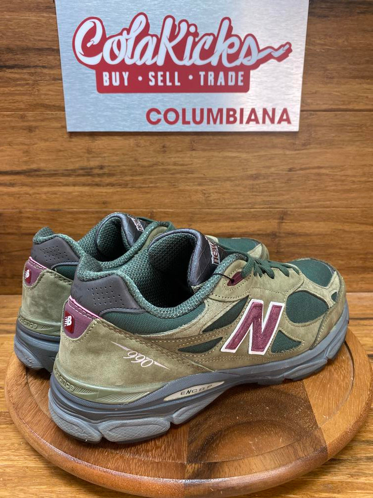 New Balance 990v3 MiUSA Teddy Santis Green Purple