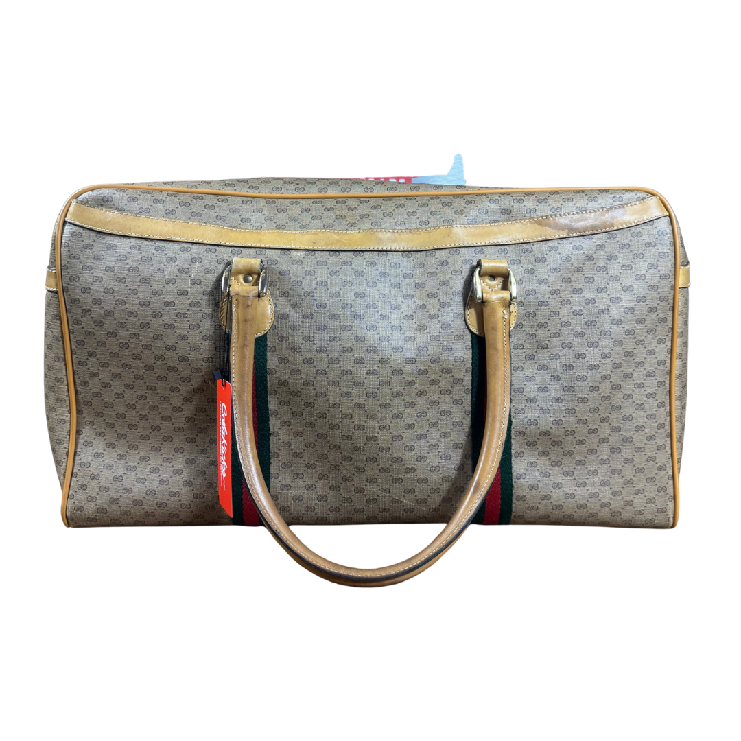 Gucci Vintage Microguccisima Weekender