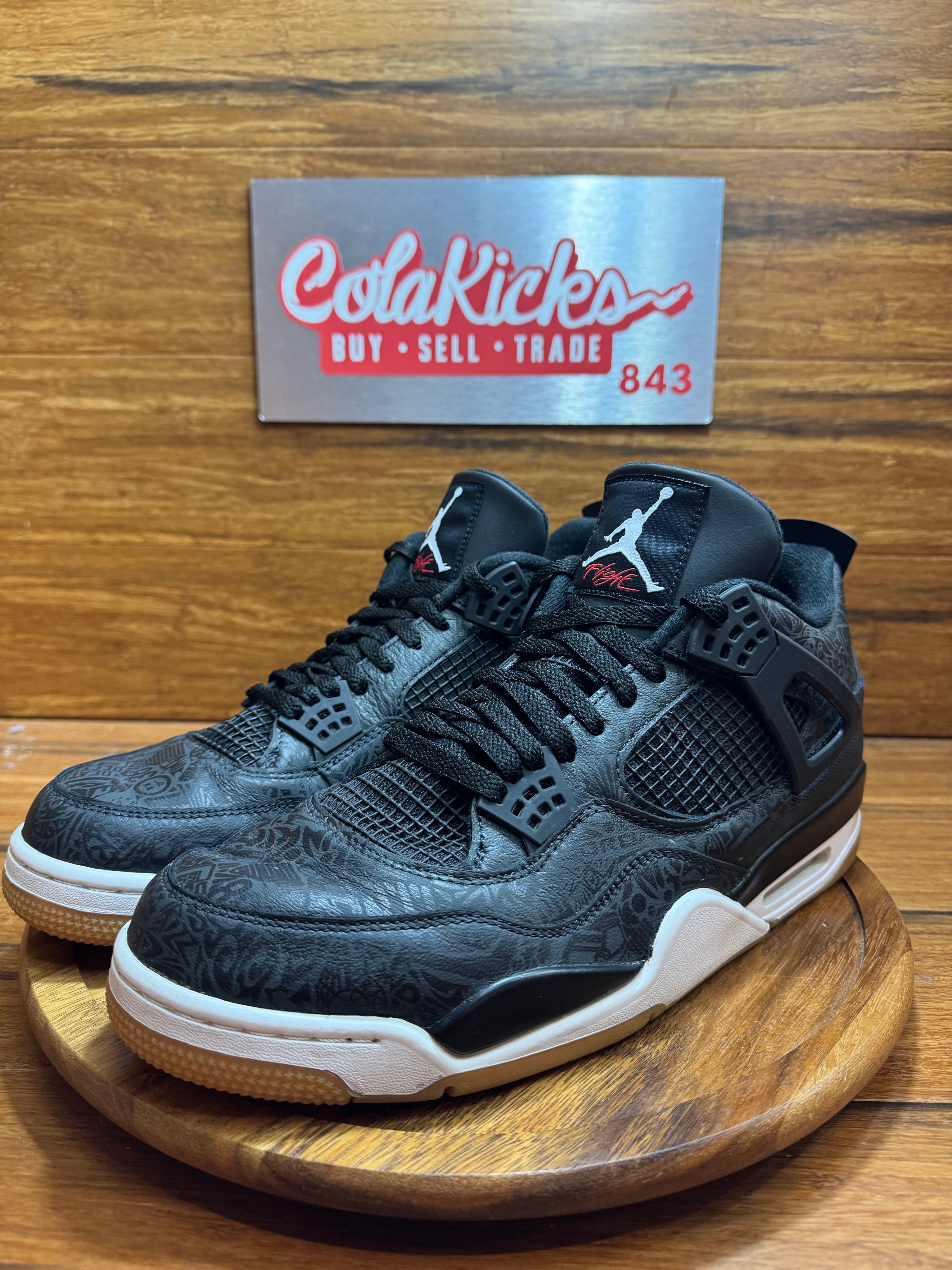 Jordan 4 Retro Laser Black Gum