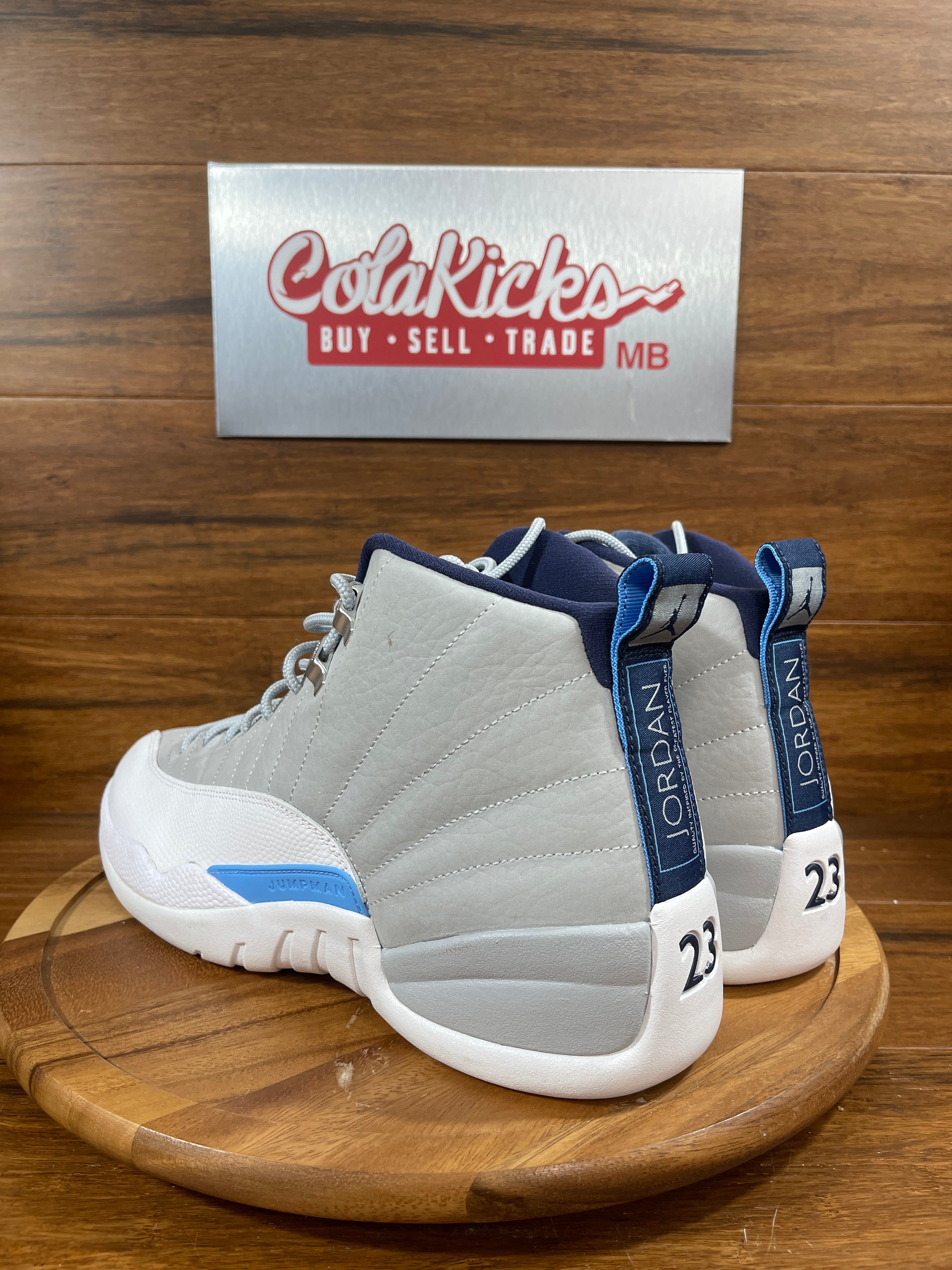 Jordan 12 Retro Grey University Blue