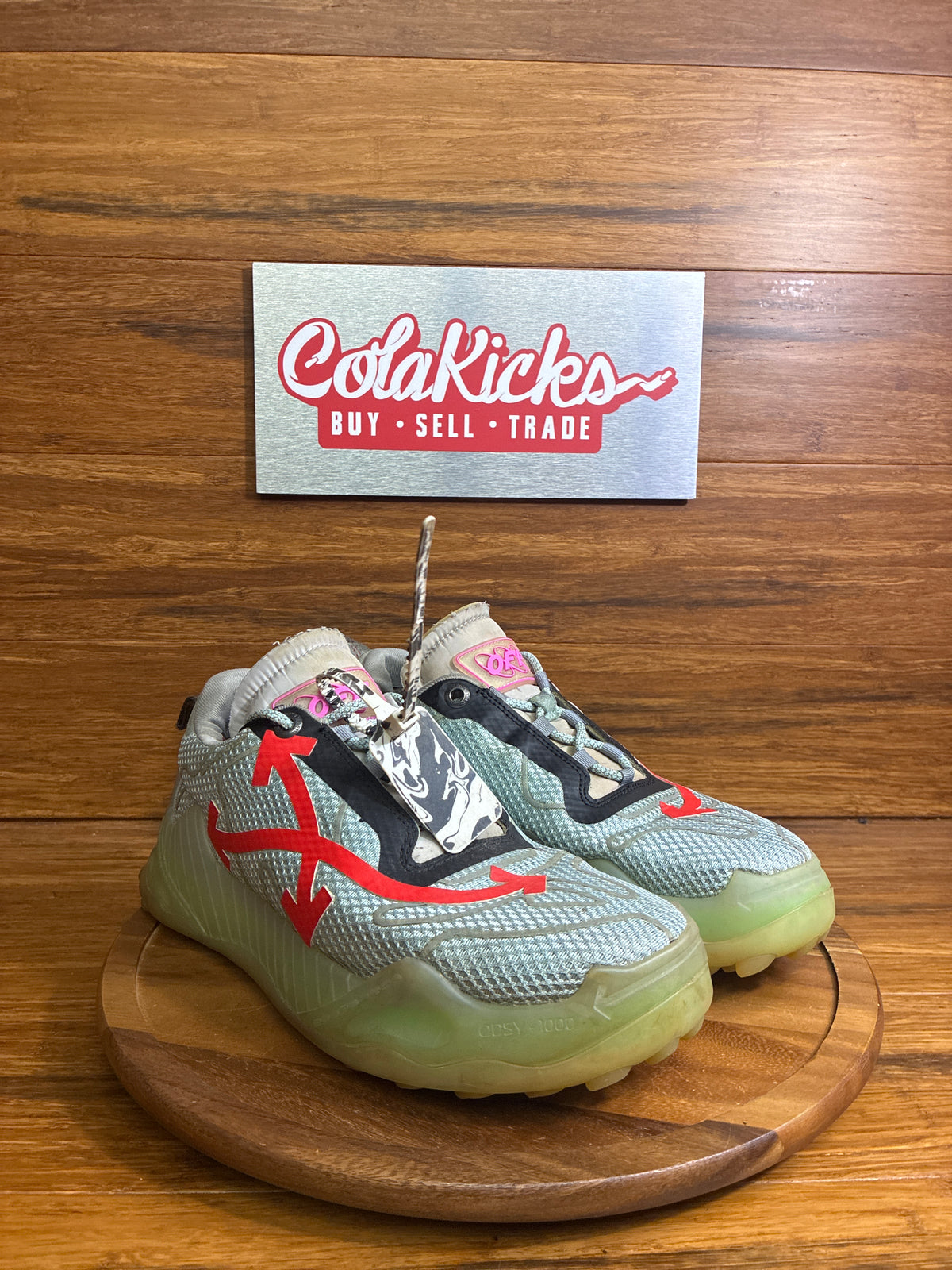 Off-White ODSY-1000 Transparent Sole 'Green'