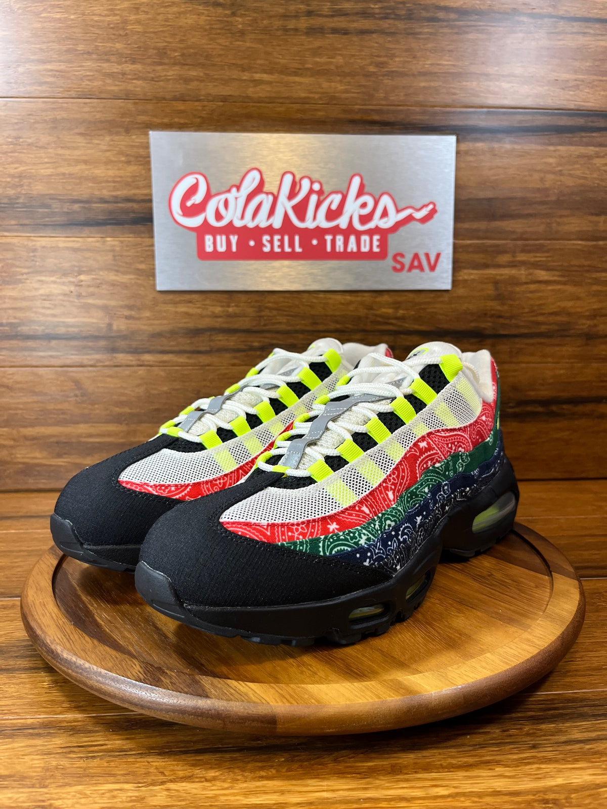 Nike Air Max 95 OG Big Bubble Neon Paisley Bandana