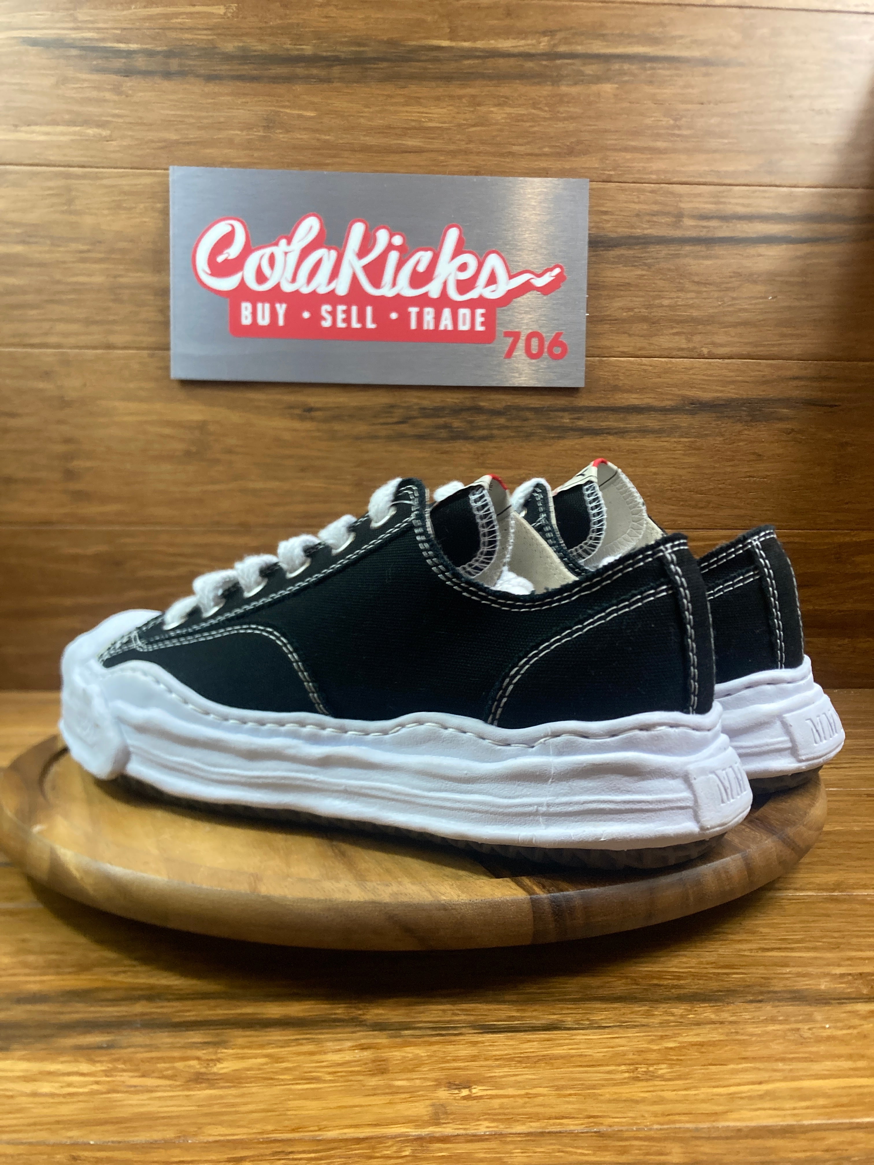 Maison Mihara Yasuhiro Hank OG Sole Canvas Low Black (Size 10-11 US)