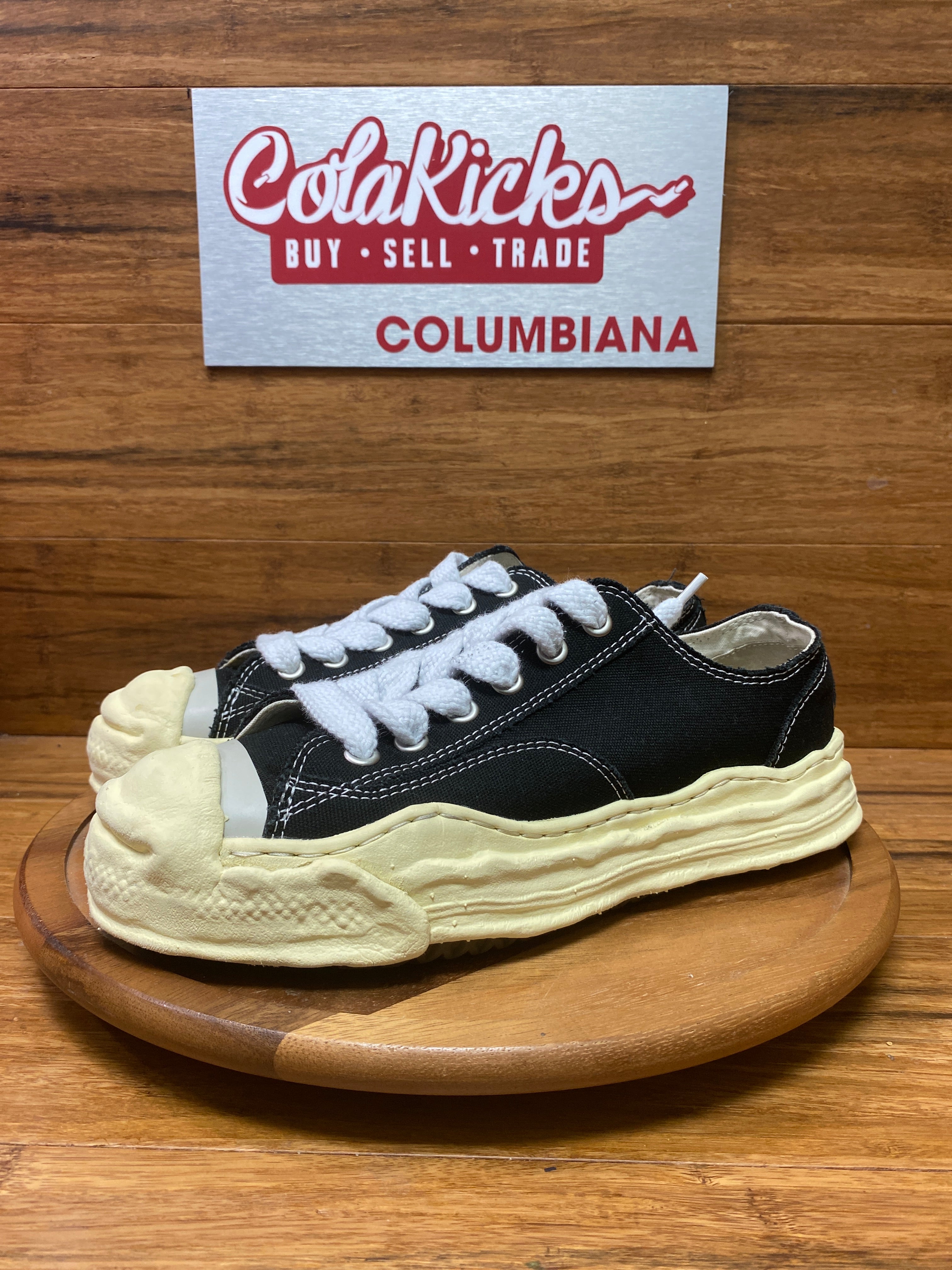 Maison Mihara Yasuhiro Hank Vintage Sole Canvas Low Black