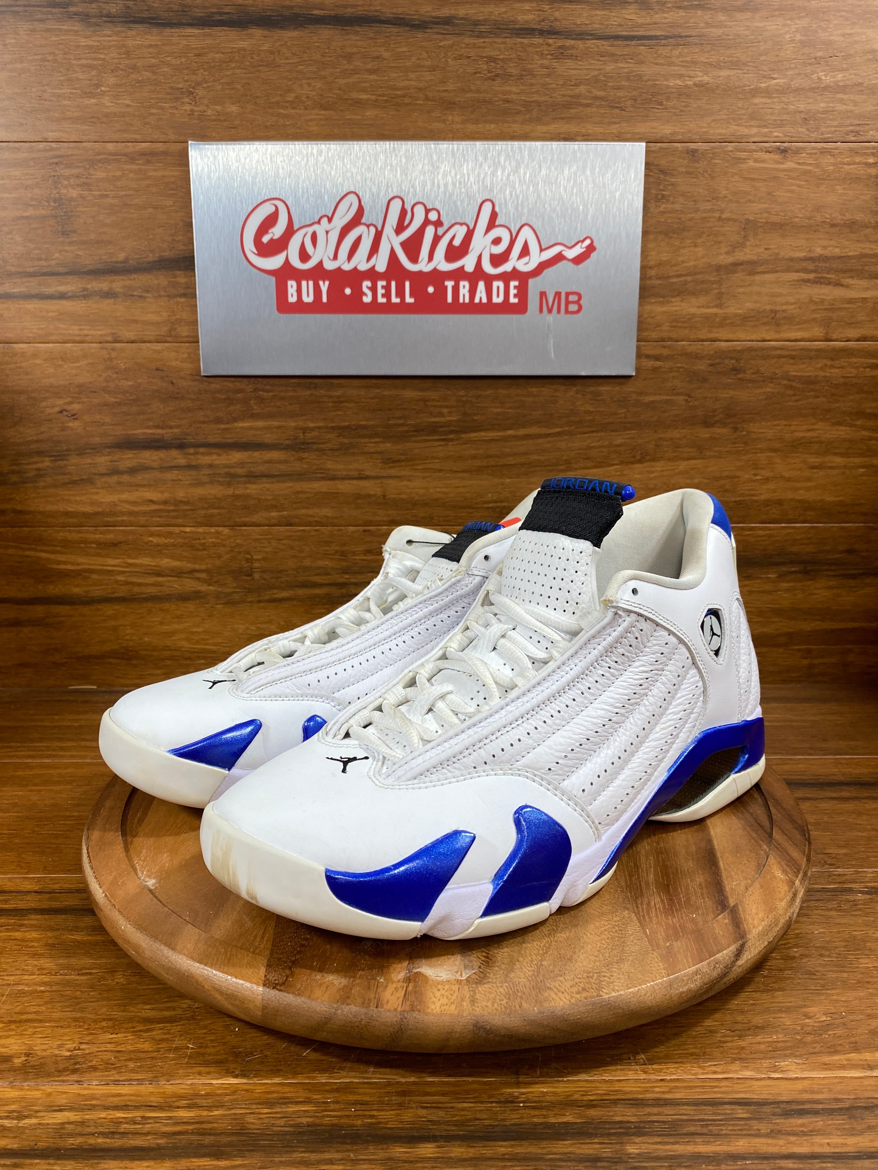 Jordan 14 Retro White Hyper Royal