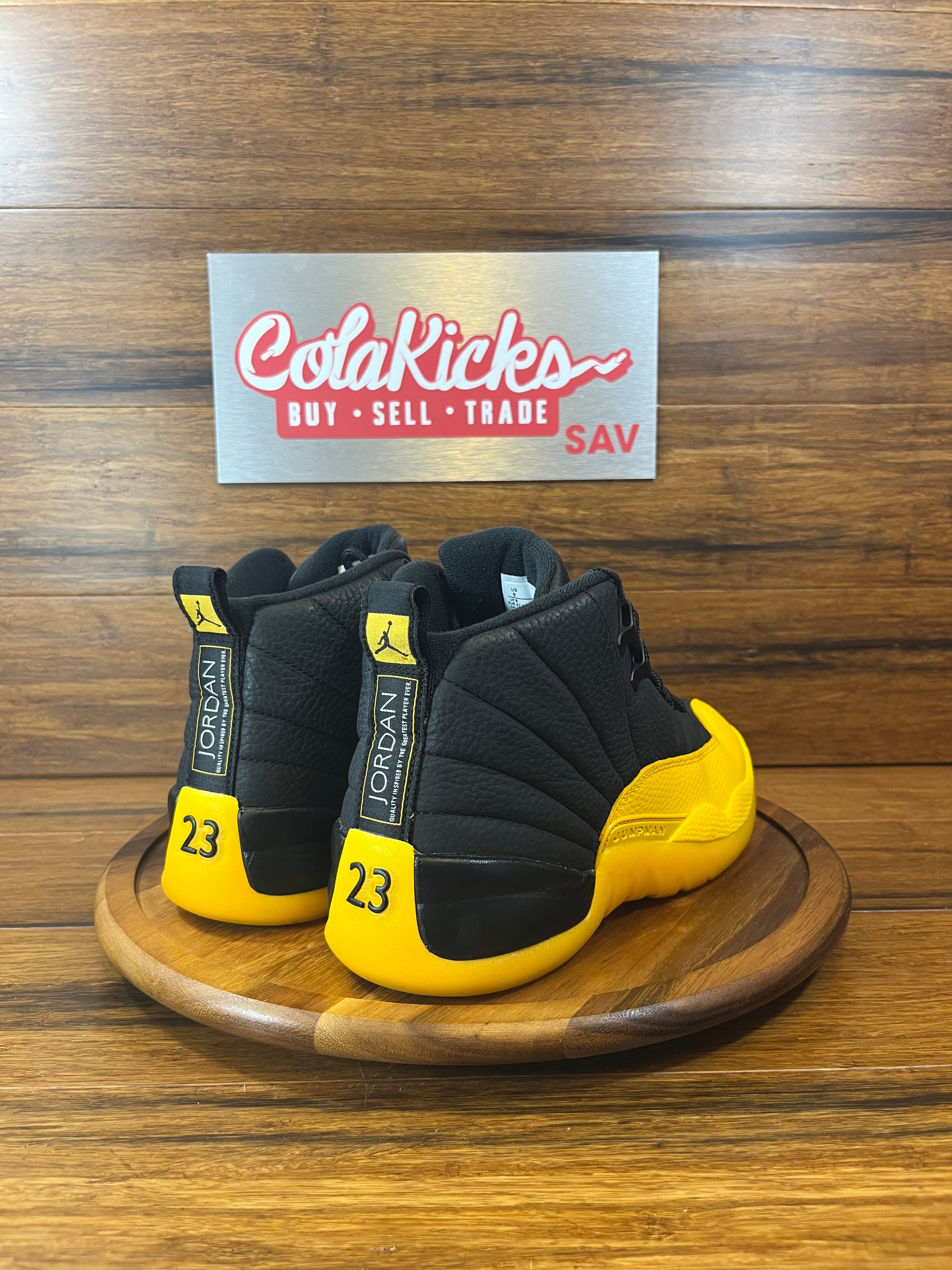 Jordan 12 Retro Black University Gold