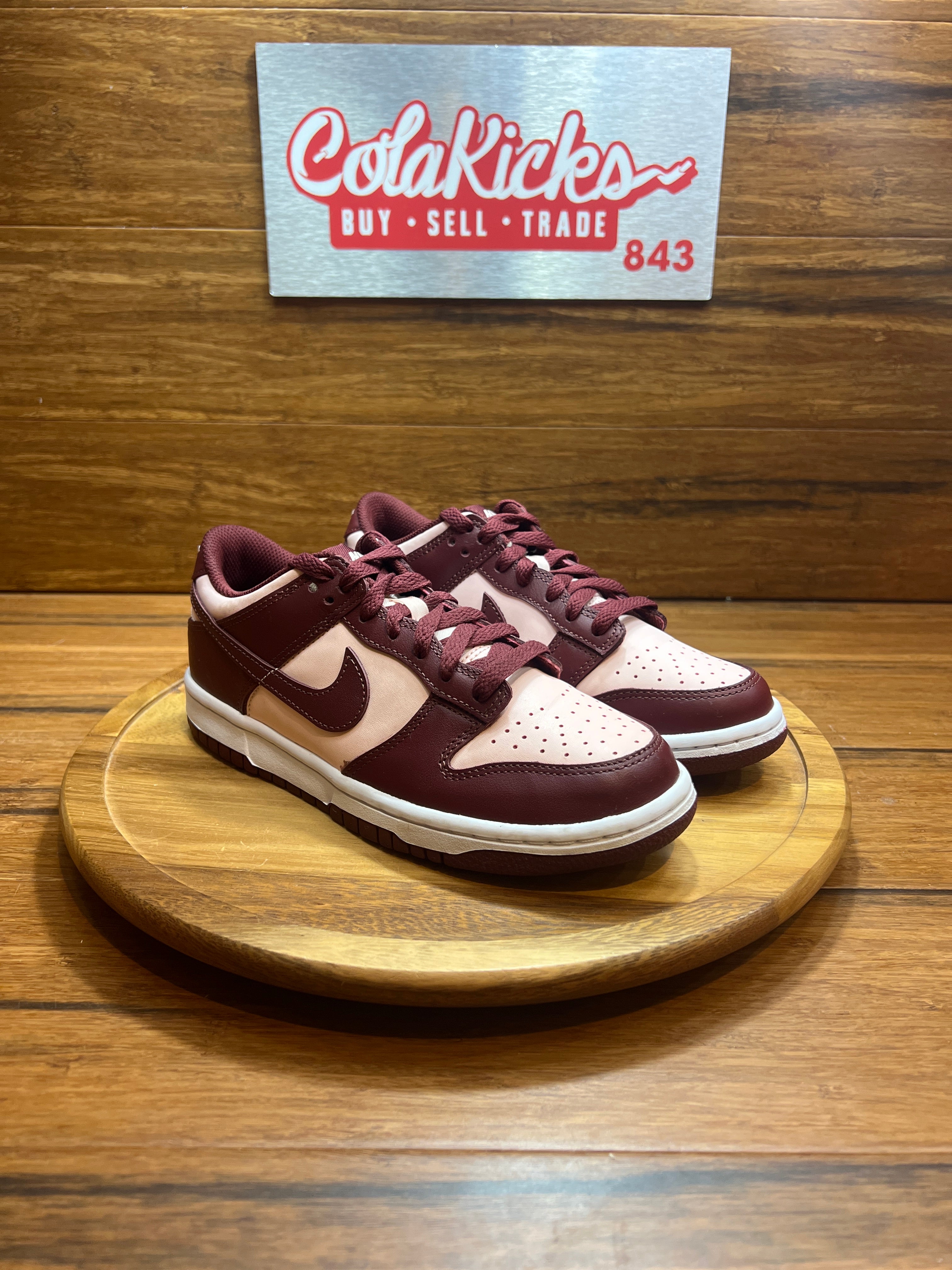 Nike Dunk Low Dark Team Red Echo Pink (GS)
