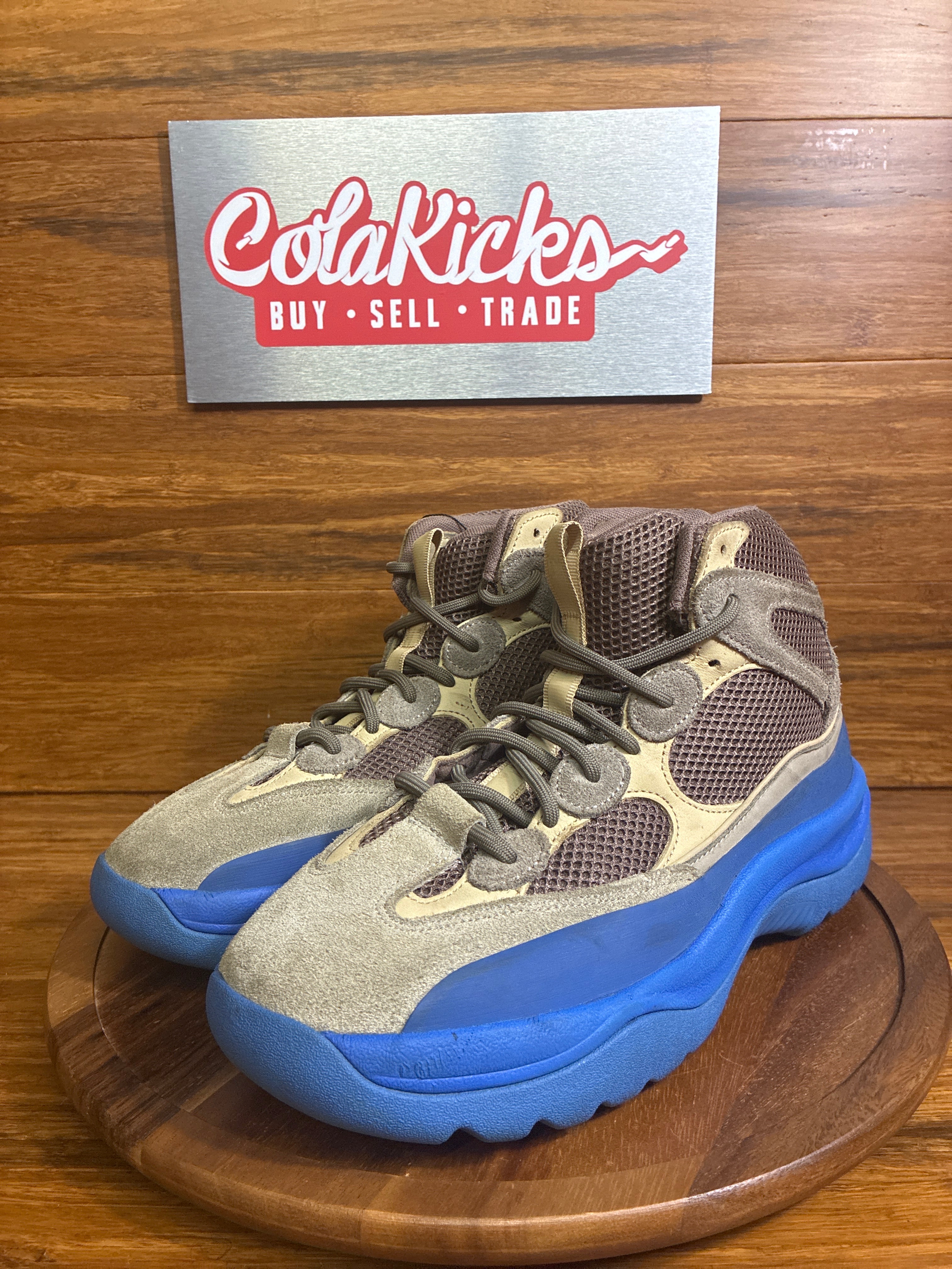 adidas Yeezy Desert Boot Taupe Blue