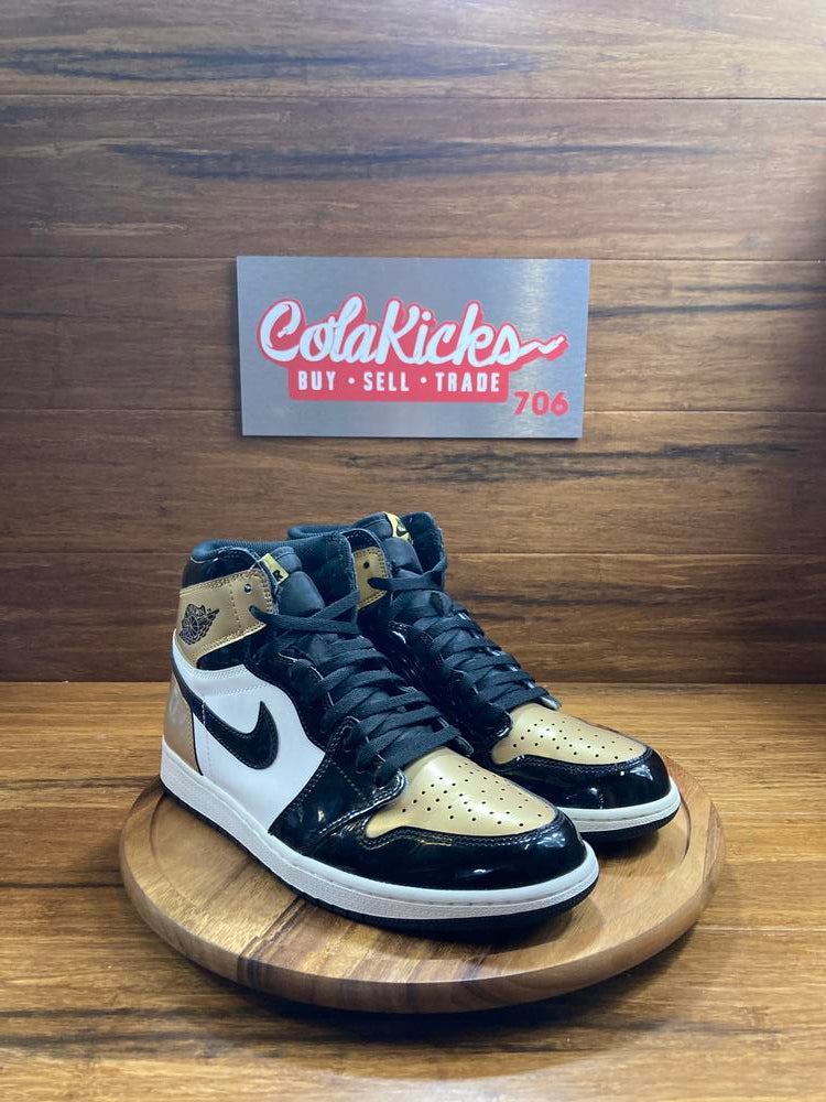 Jordan 1 Retro High NRG Patent Gold Toe