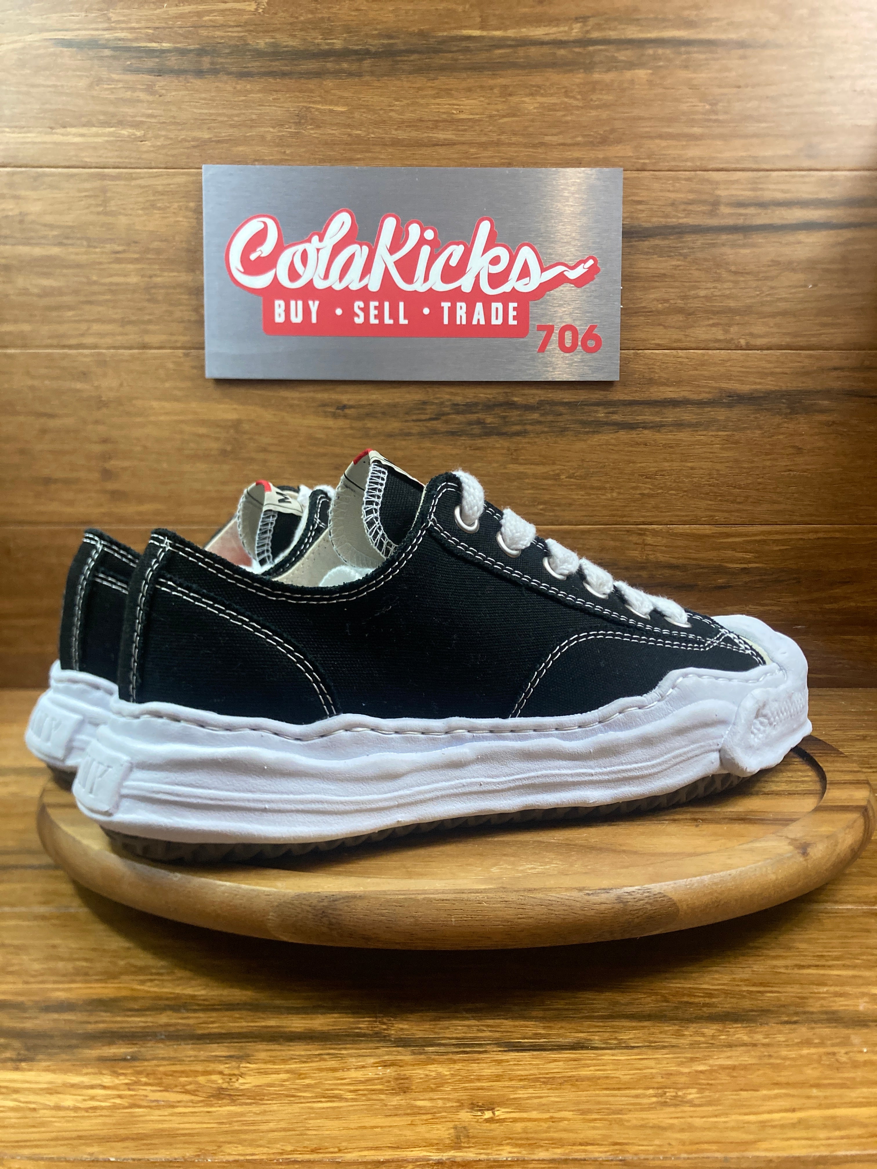 Maison Mihara Yasuhiro Hank OG Sole Canvas Low Black (Size 10-11 US)
