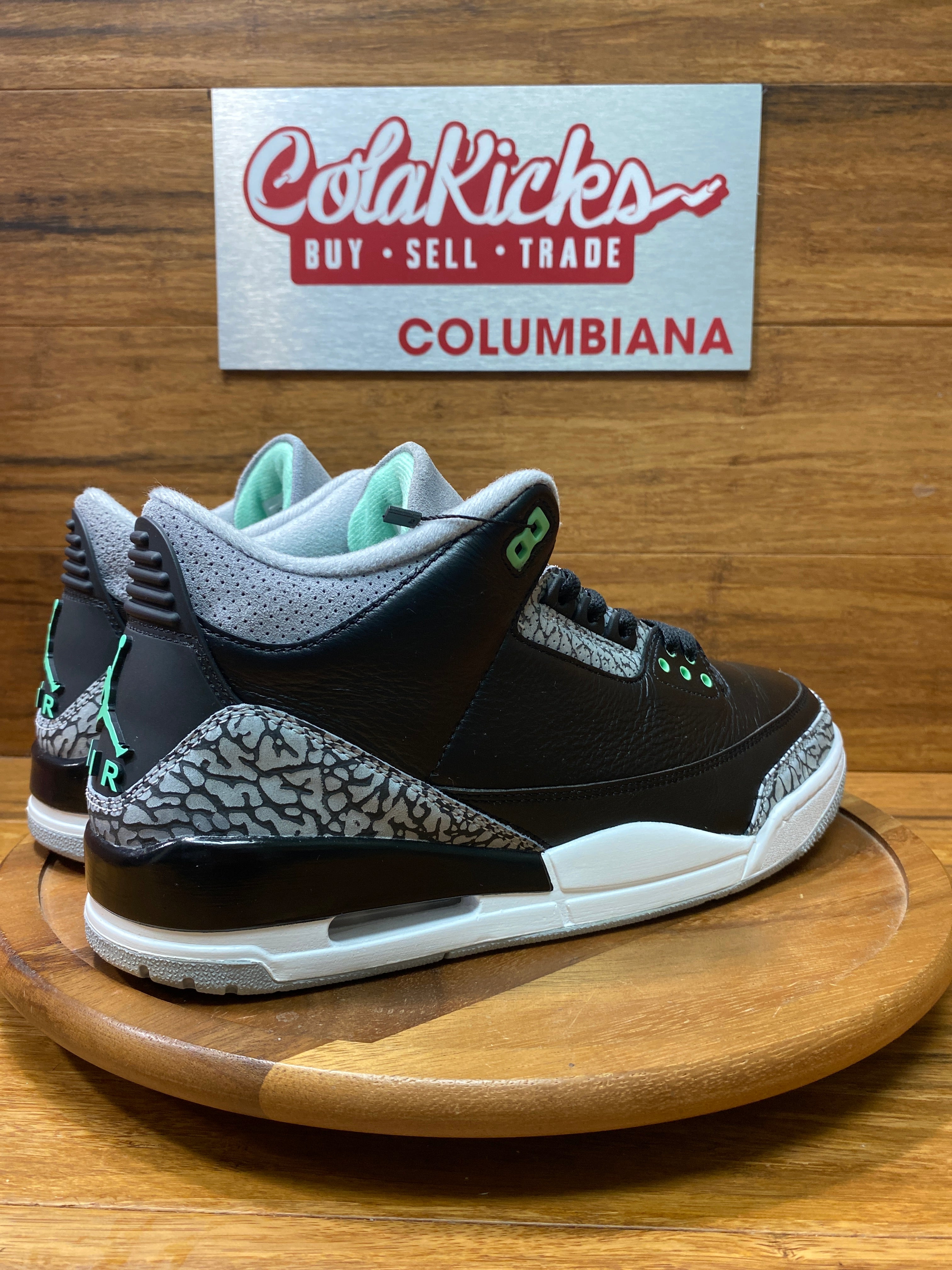 Jordan 3 Retro Green Glow