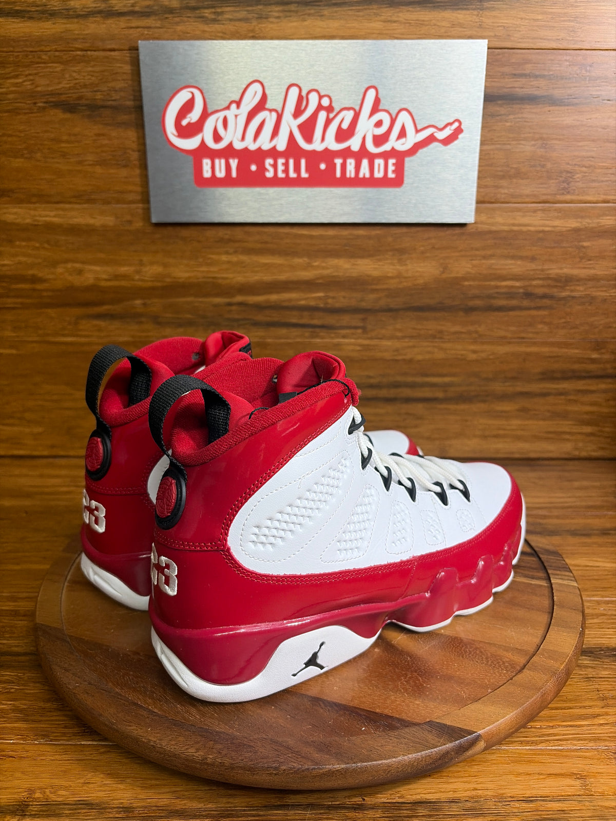 Jordan 9 Retro White Gym Red