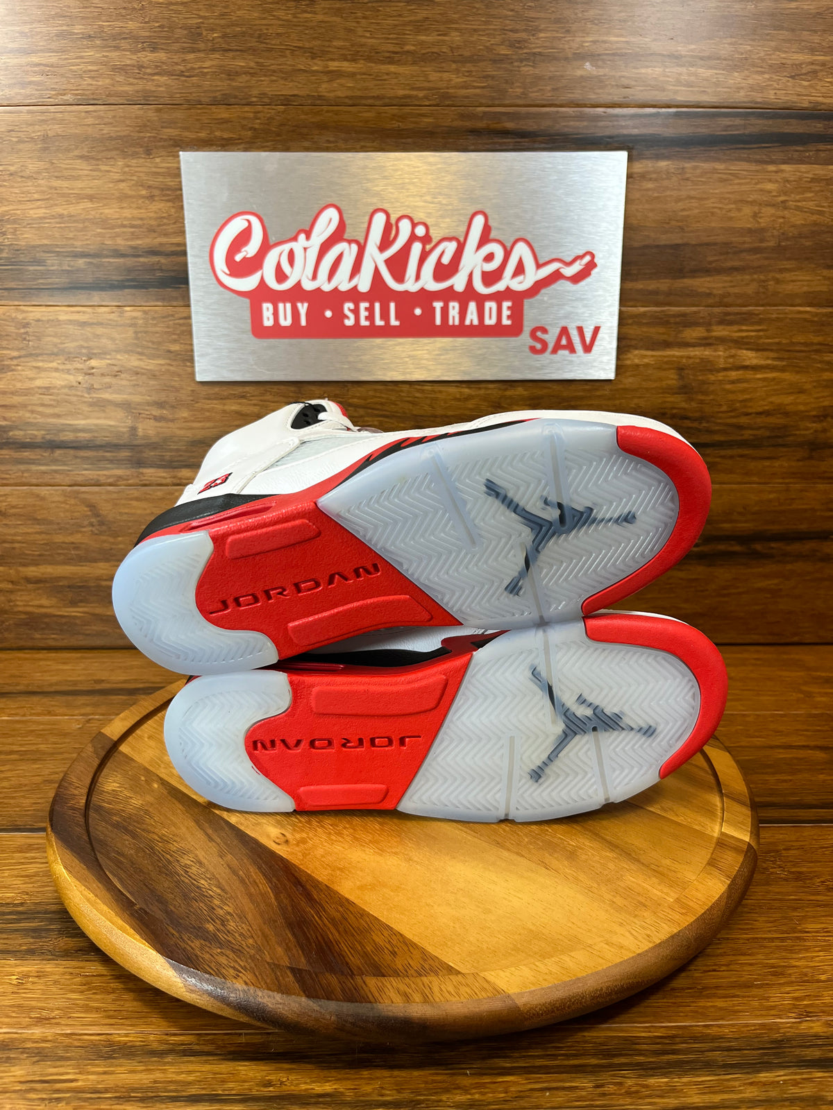 Jordan 5 Retro Fire Red Black Tongue (2025) (GS)