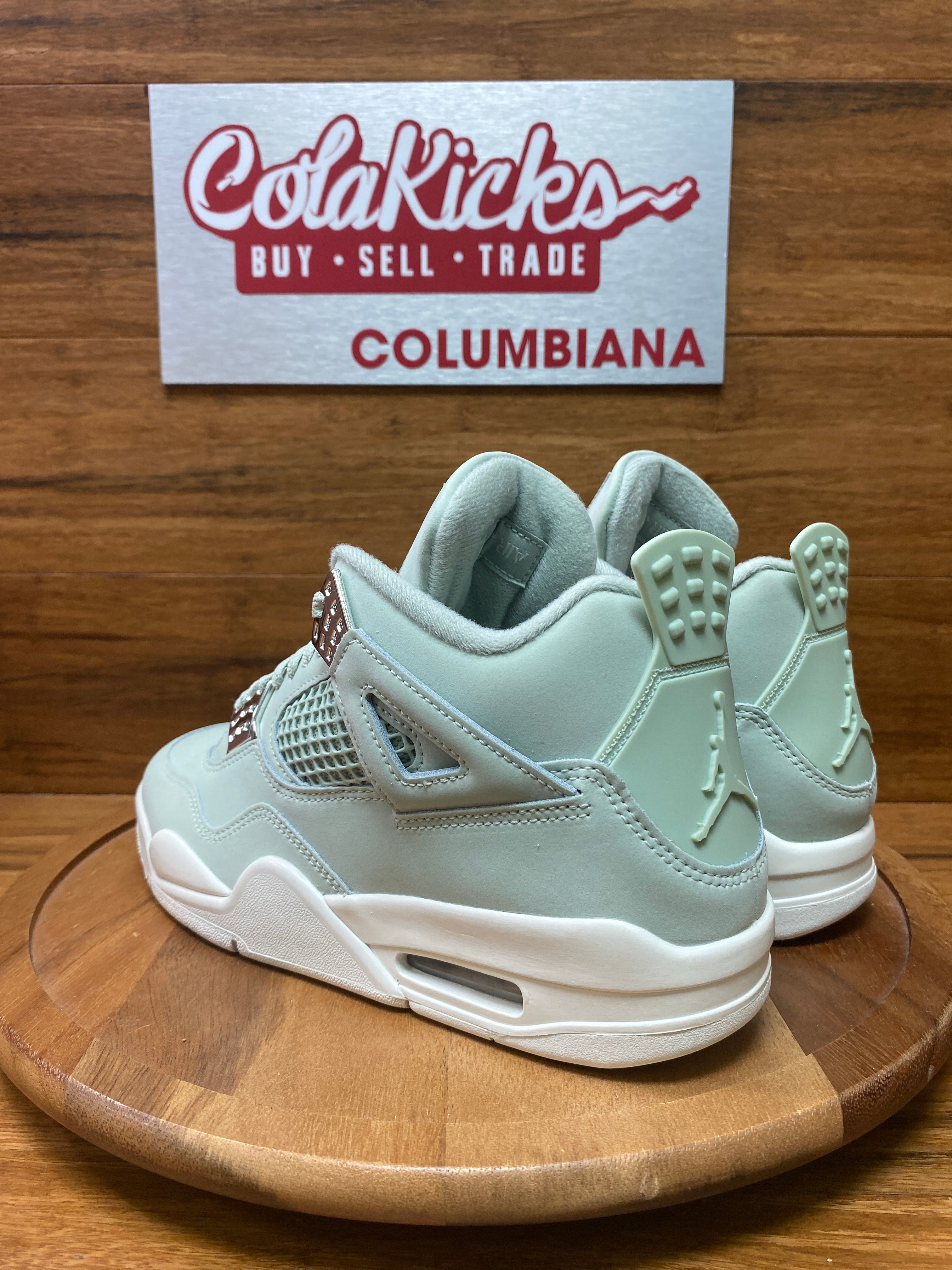 Jordan 4 Retro Seafoam Sail (Women's)