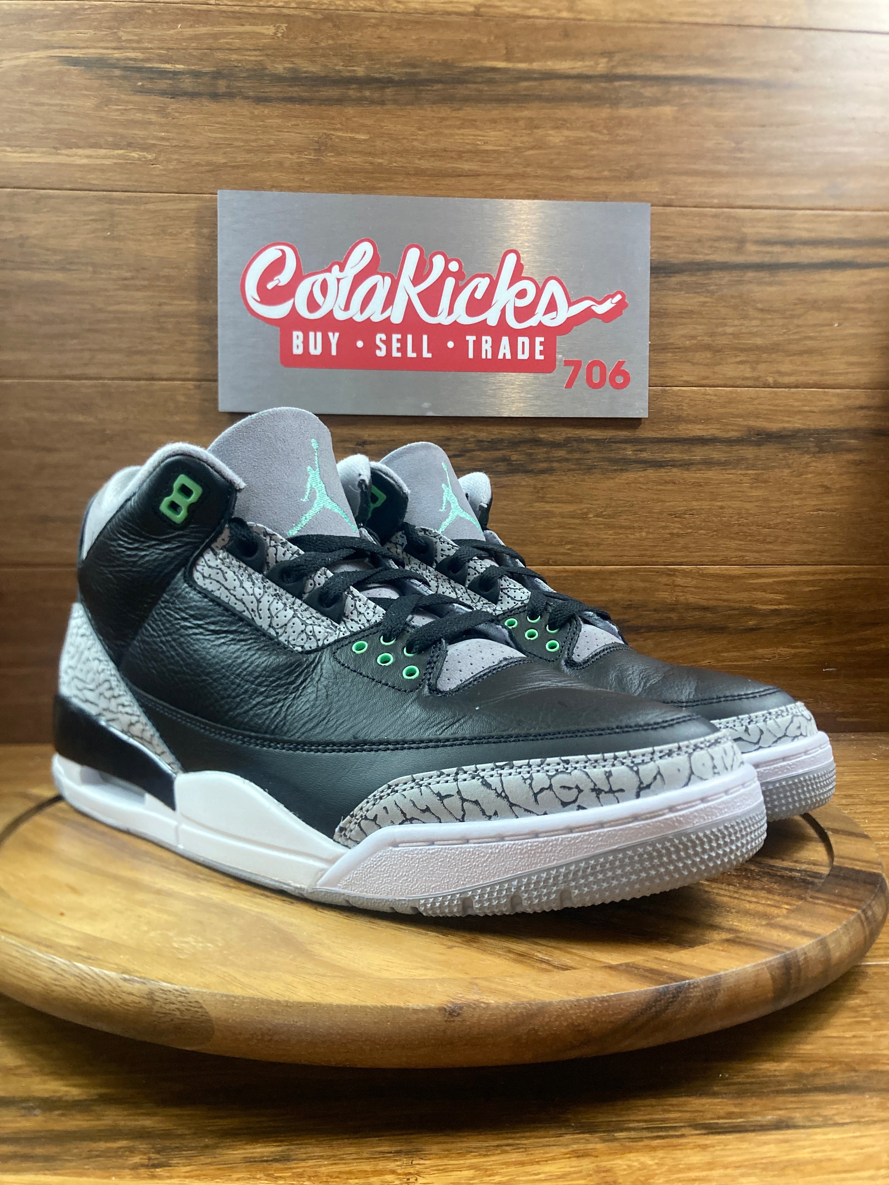 Jordan 3 Retro Green Glow