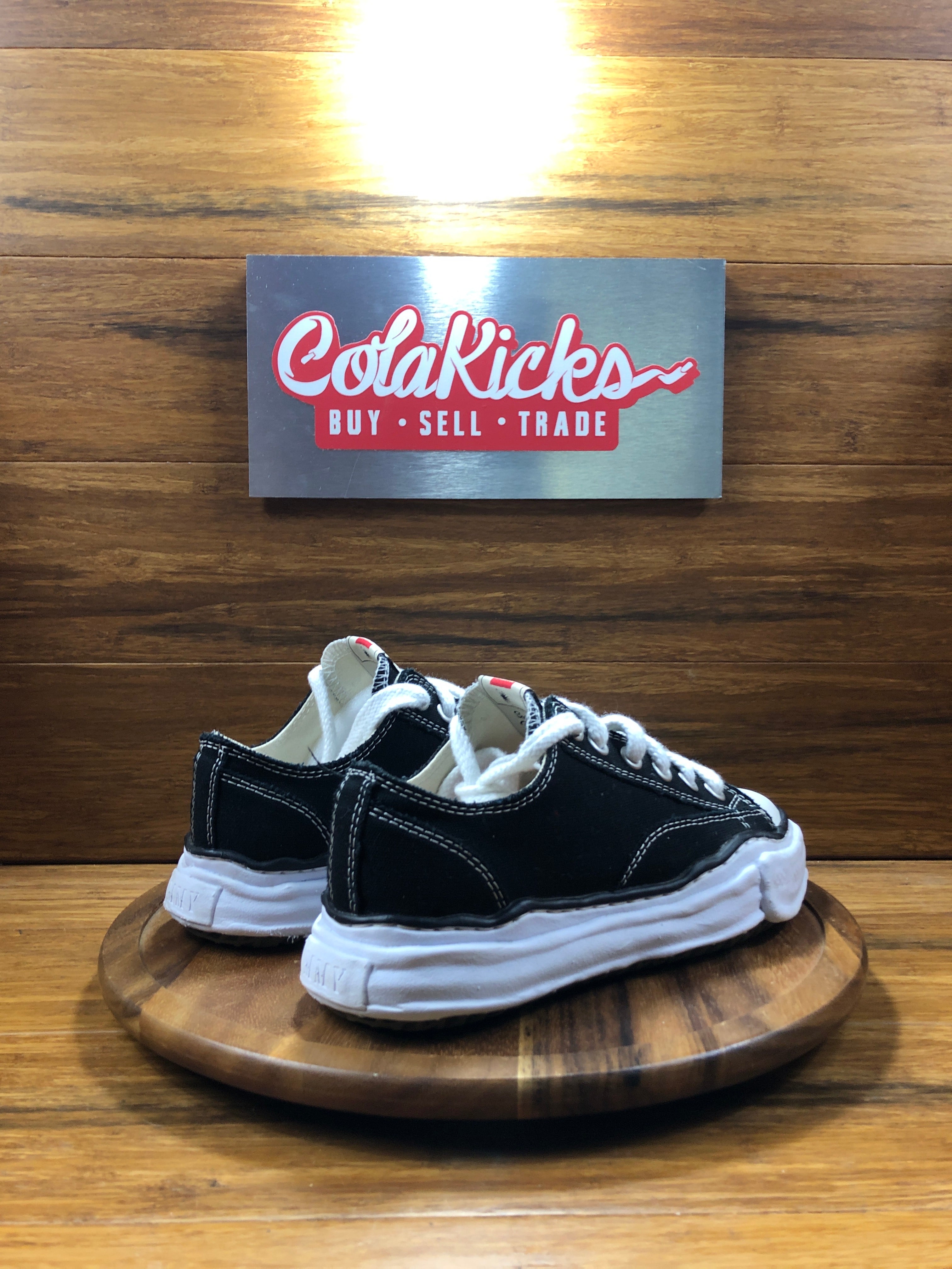 Maison Mihara Yasuhiro Peterson OG Sole Canvas Low Black