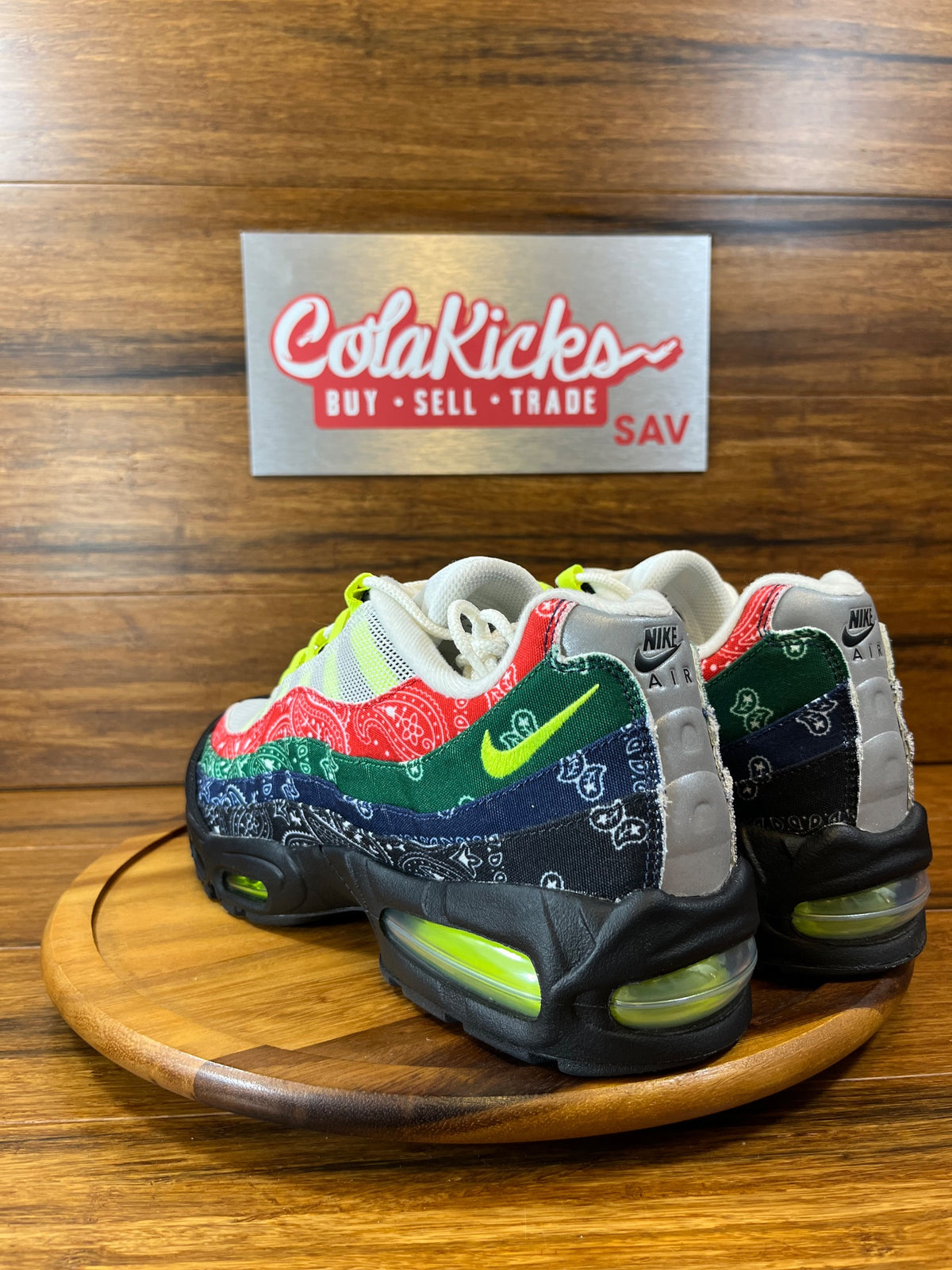 Nike Air Max 95 OG Big Bubble Neon Paisley Bandana