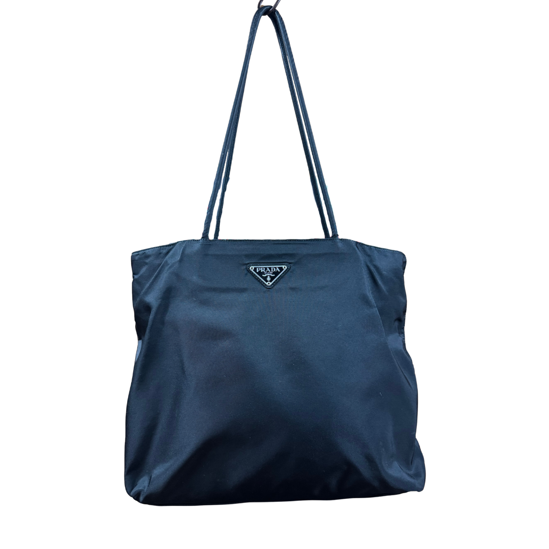 Prada Black Nylon Shoulder Bag