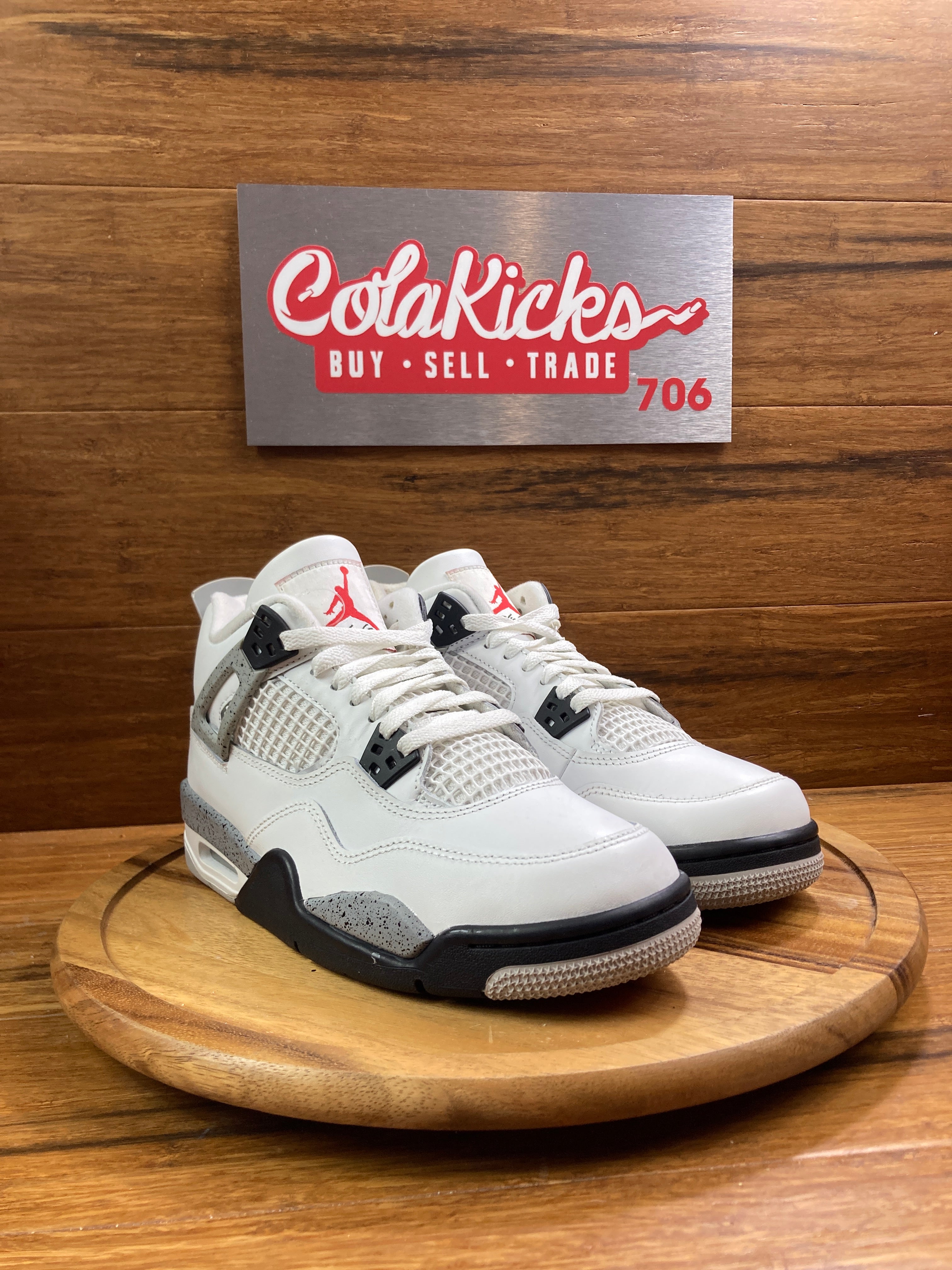 Jordan 4 Retro White Cement (2025) (GS)