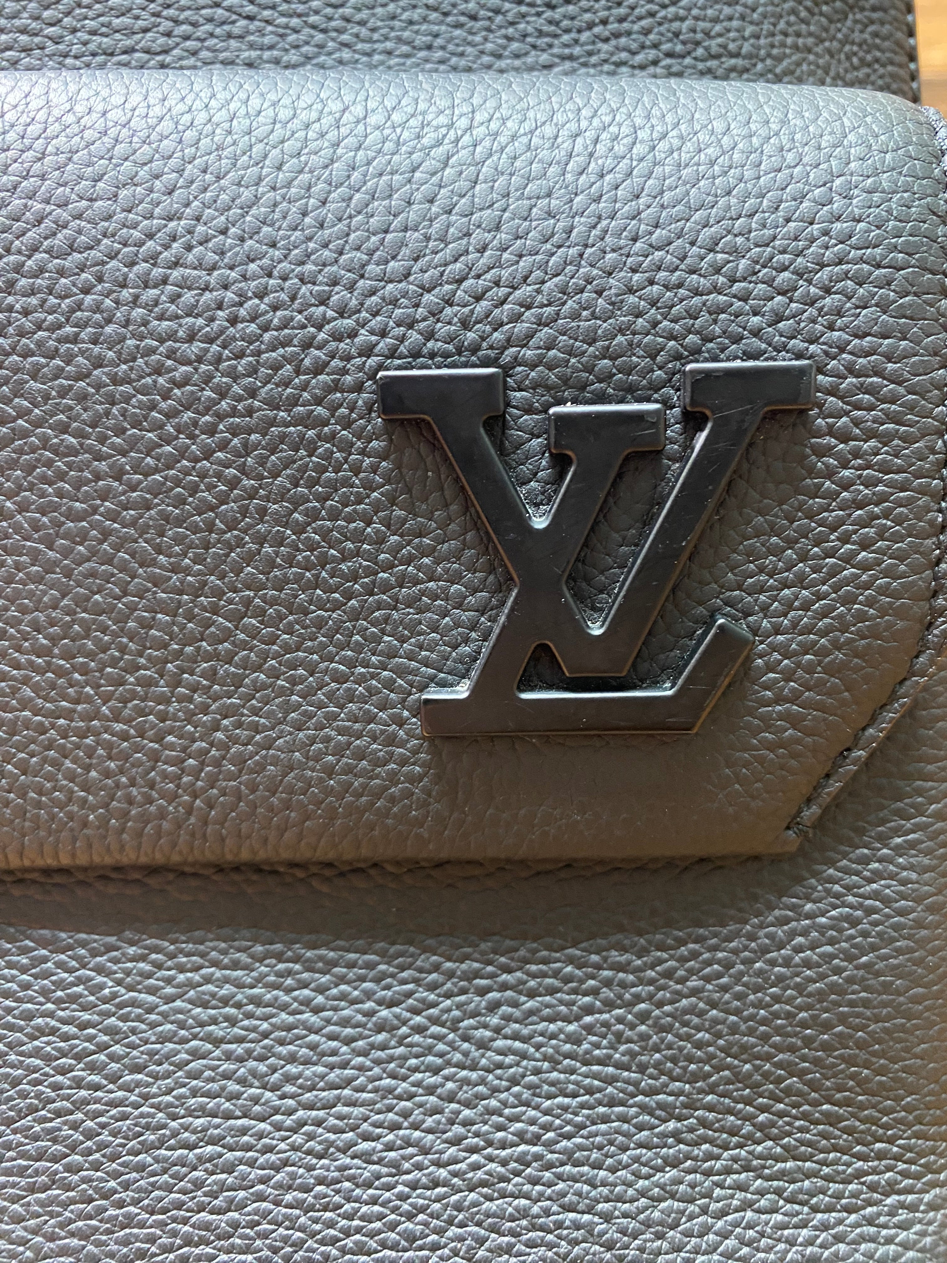 Louis Vuitton Leather Bookbag