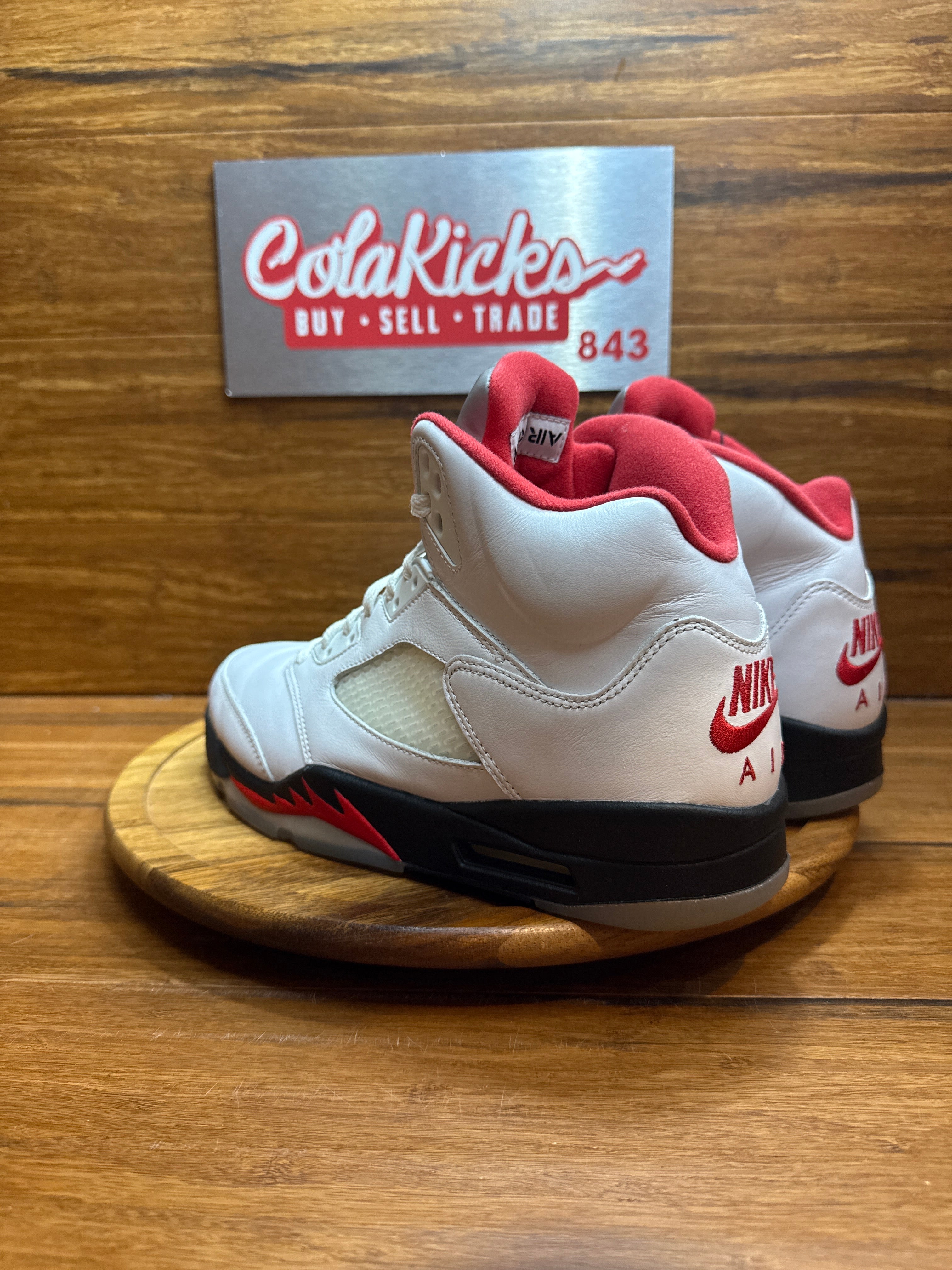 Jordan 5 Retro Fire Red Silver Tongue (2020)