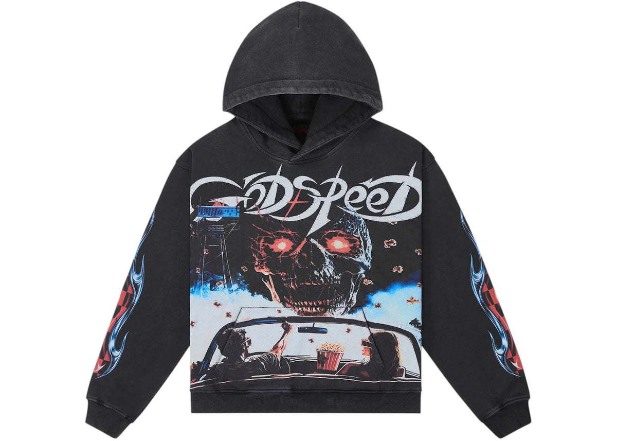 Godspeed Drive In Hoodie Black Wash