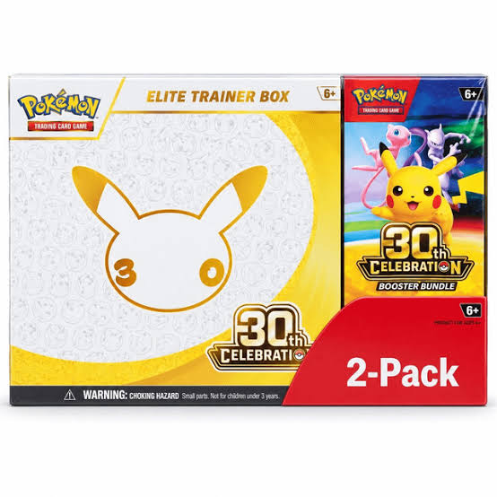 Costco Exclusive Pokemon 30th Anniversary Elite Trainer Box & Booster Bundle 2 Pack Wax Set