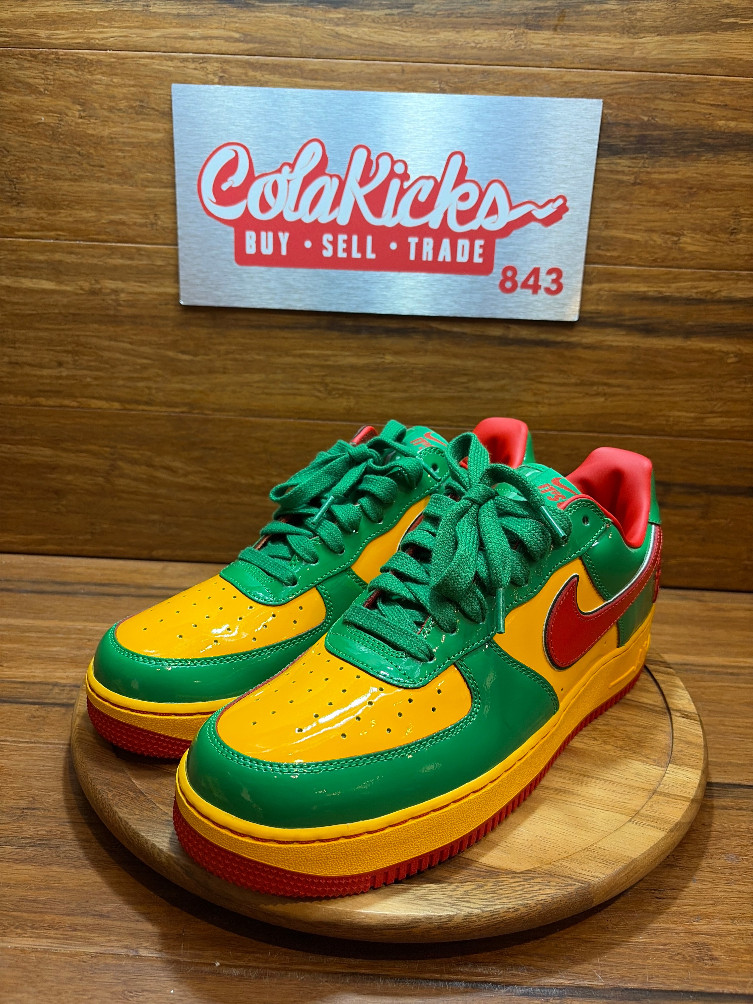 Nike Air Force 1 Low Lil Yachty Concrete Boys Lucky Green VNDS