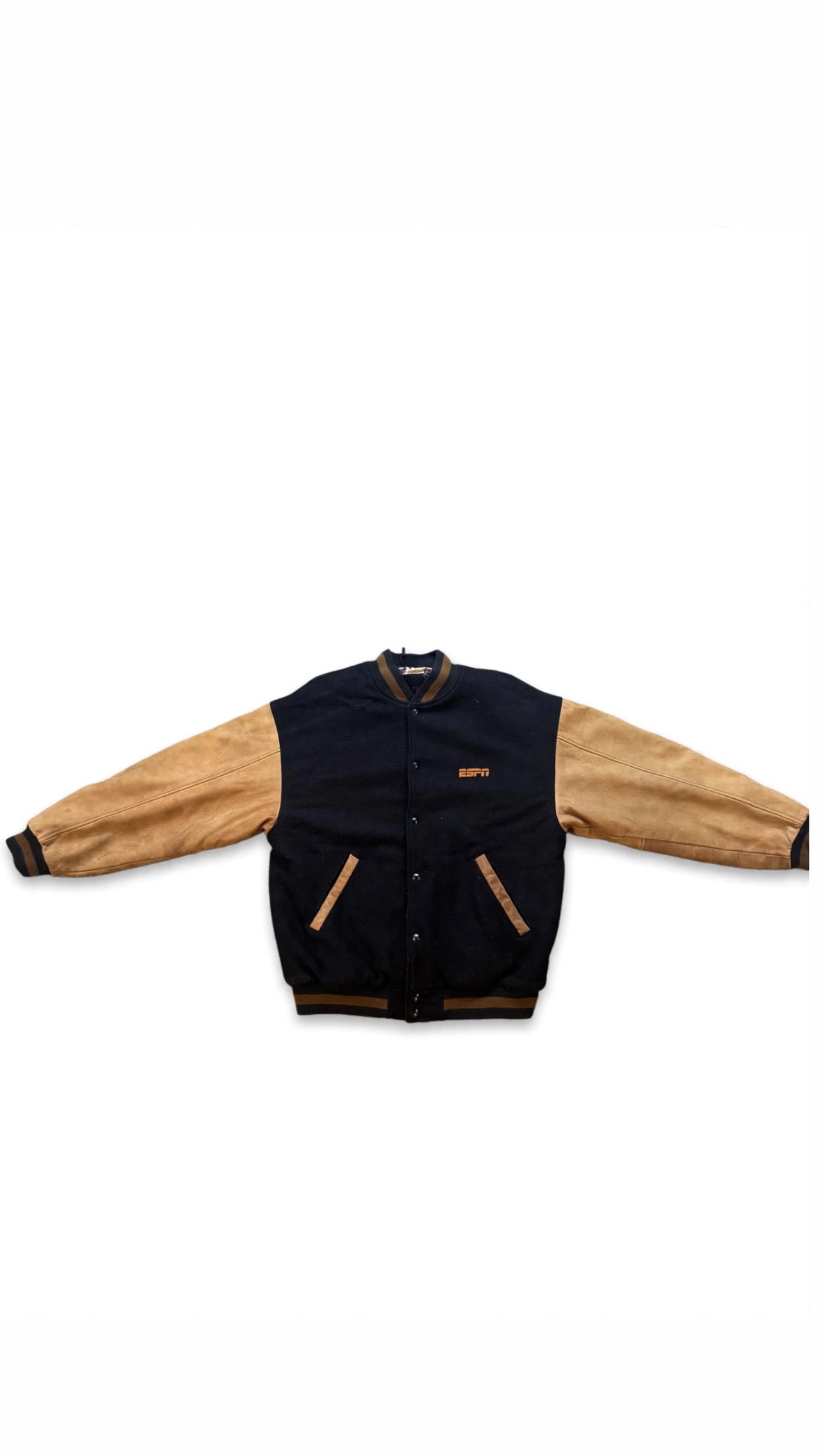 Vintage ESPN Wool Varsity Jacket