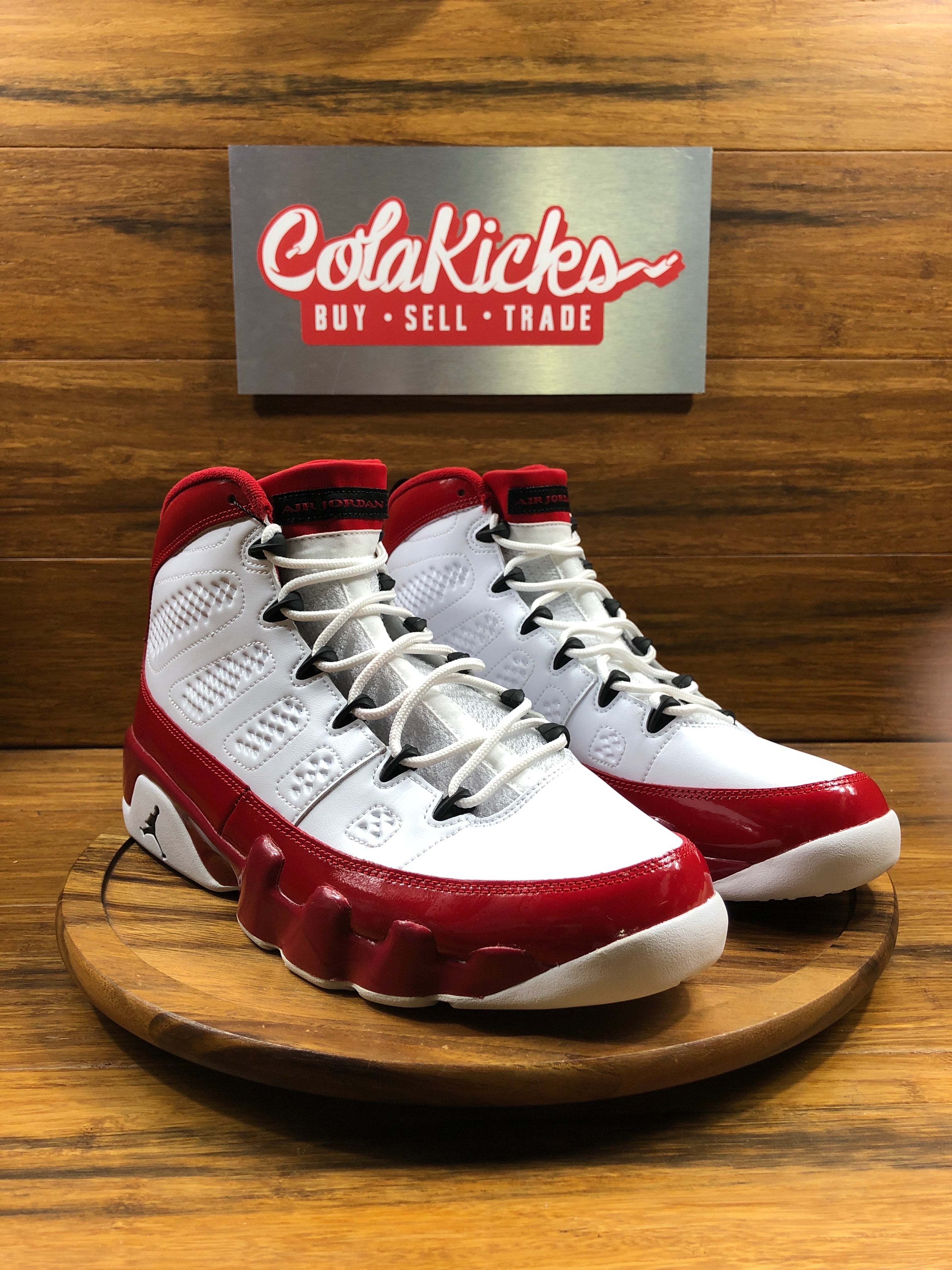 Jordan 9 Retro White Gym Red