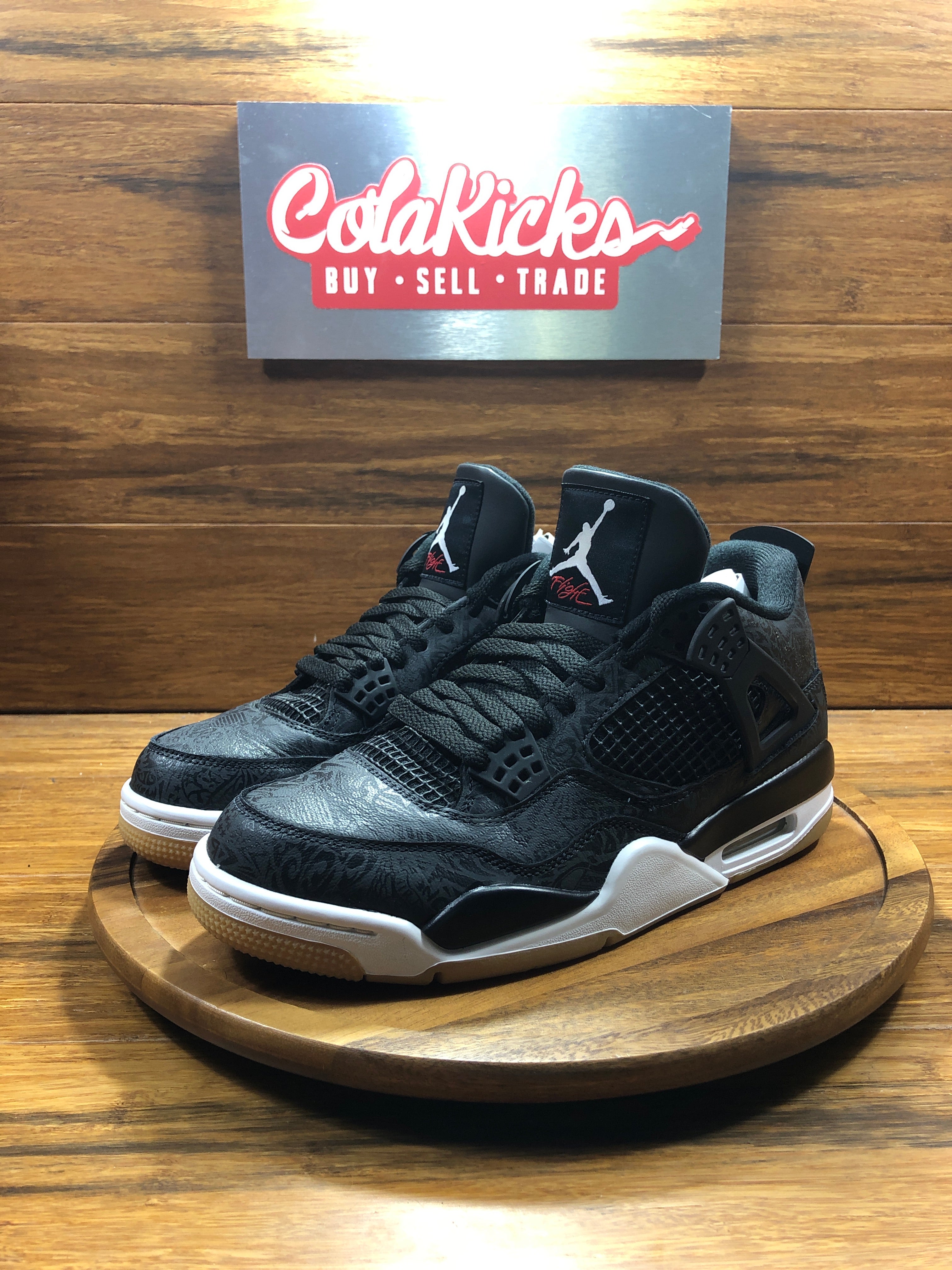 Jordan 4 Retro Laser Black Gum