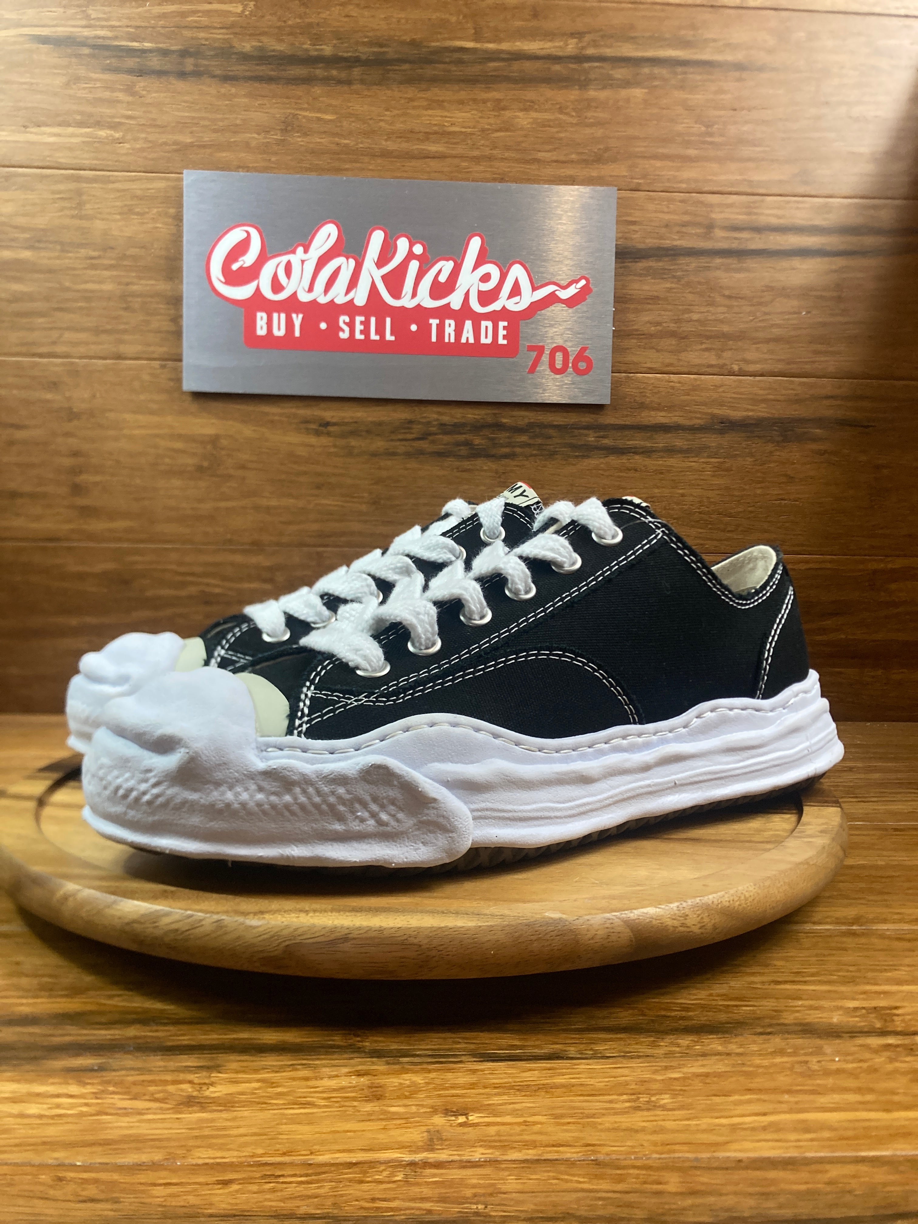Maison Mihara Yasuhiro Hank OG Sole Canvas Low Black (Size 10-11 US)