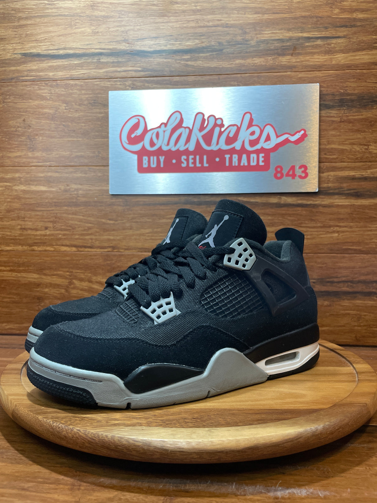 Jordan 4 Retro SE Black Canvas